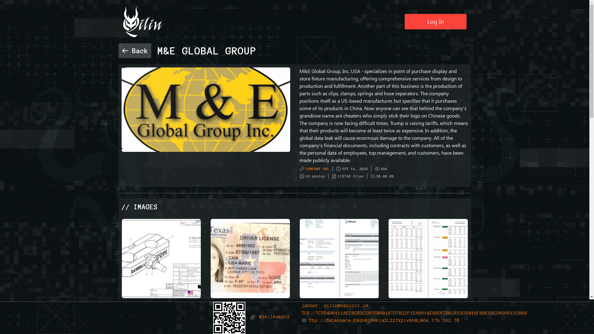 Screenshot del ataque