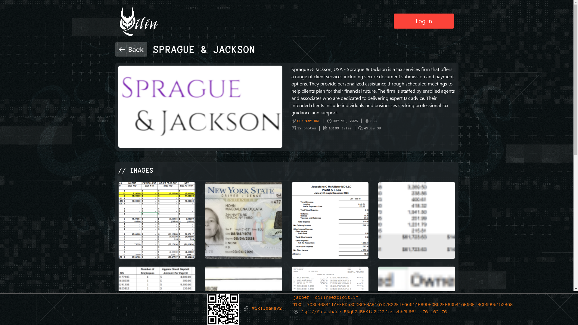 Screenshot del ataque