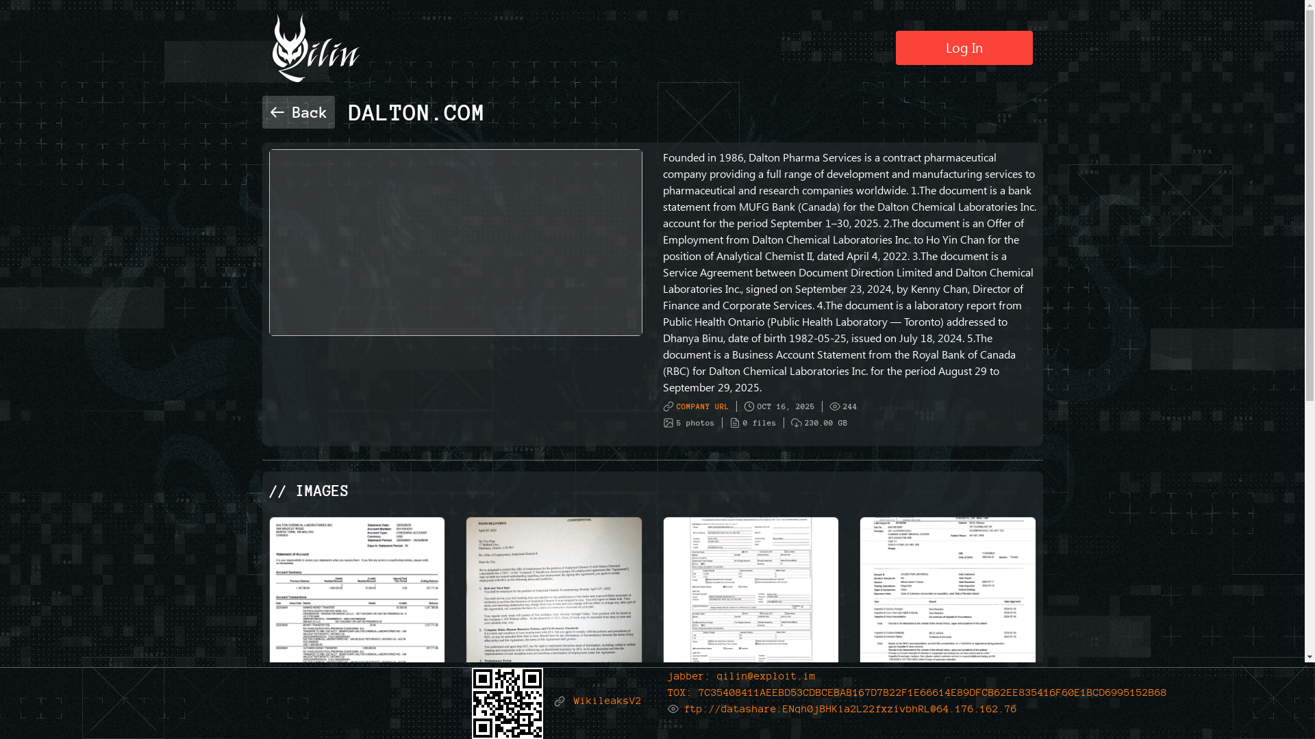 Screenshot del ataque