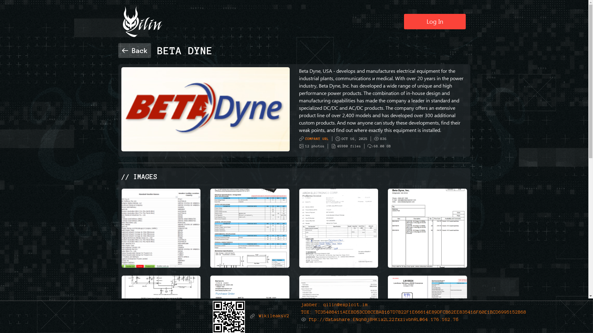 Screenshot del ataque