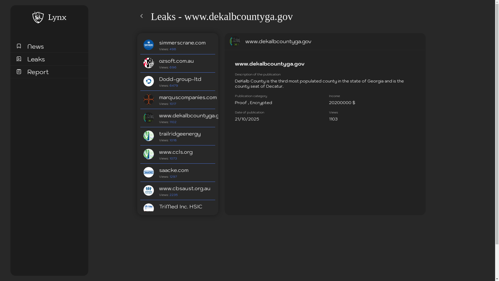 Screenshot del ataque