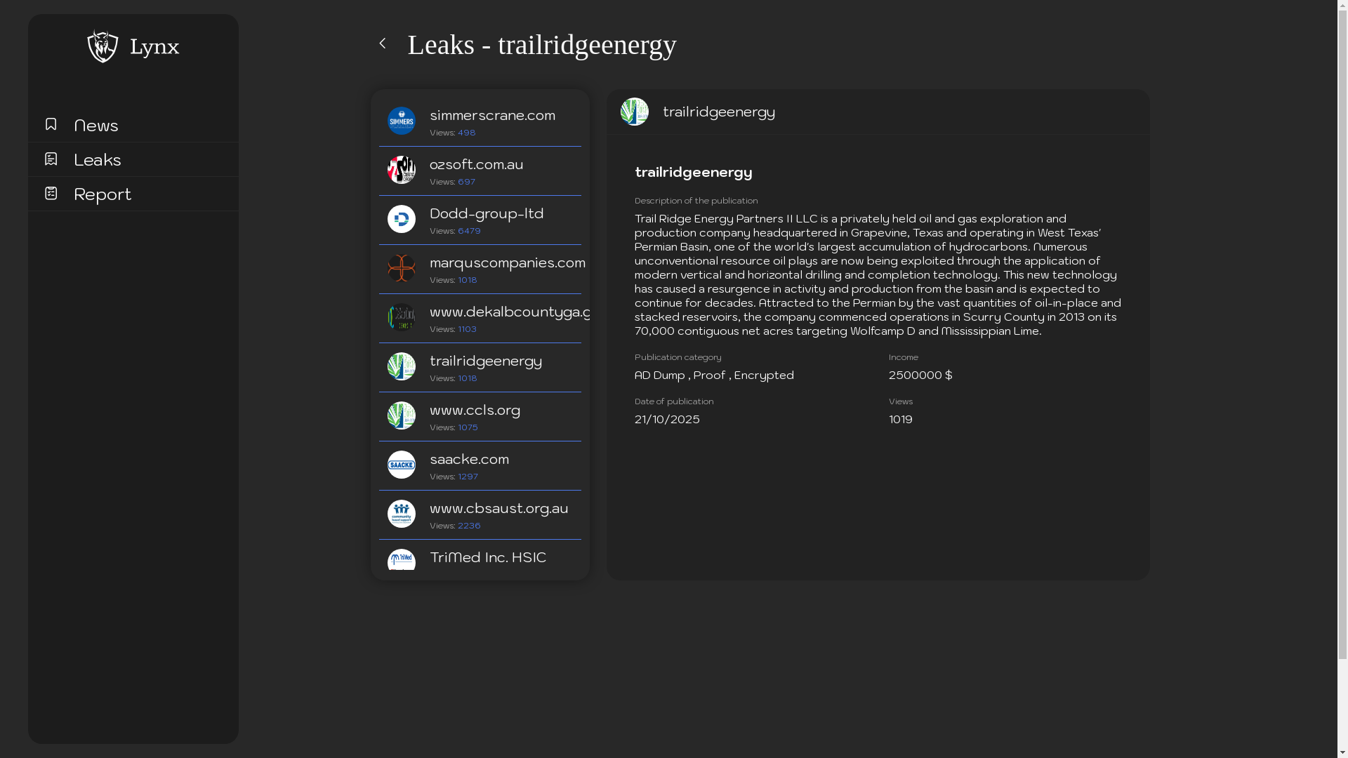 Screenshot del ataque