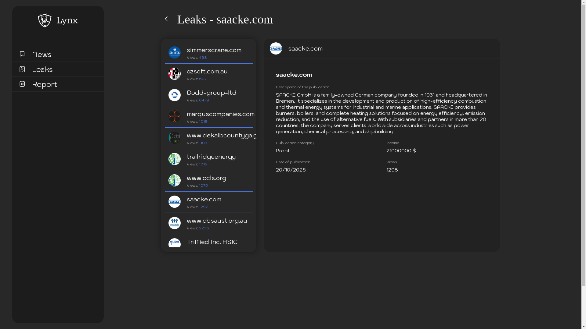 Screenshot del ataque