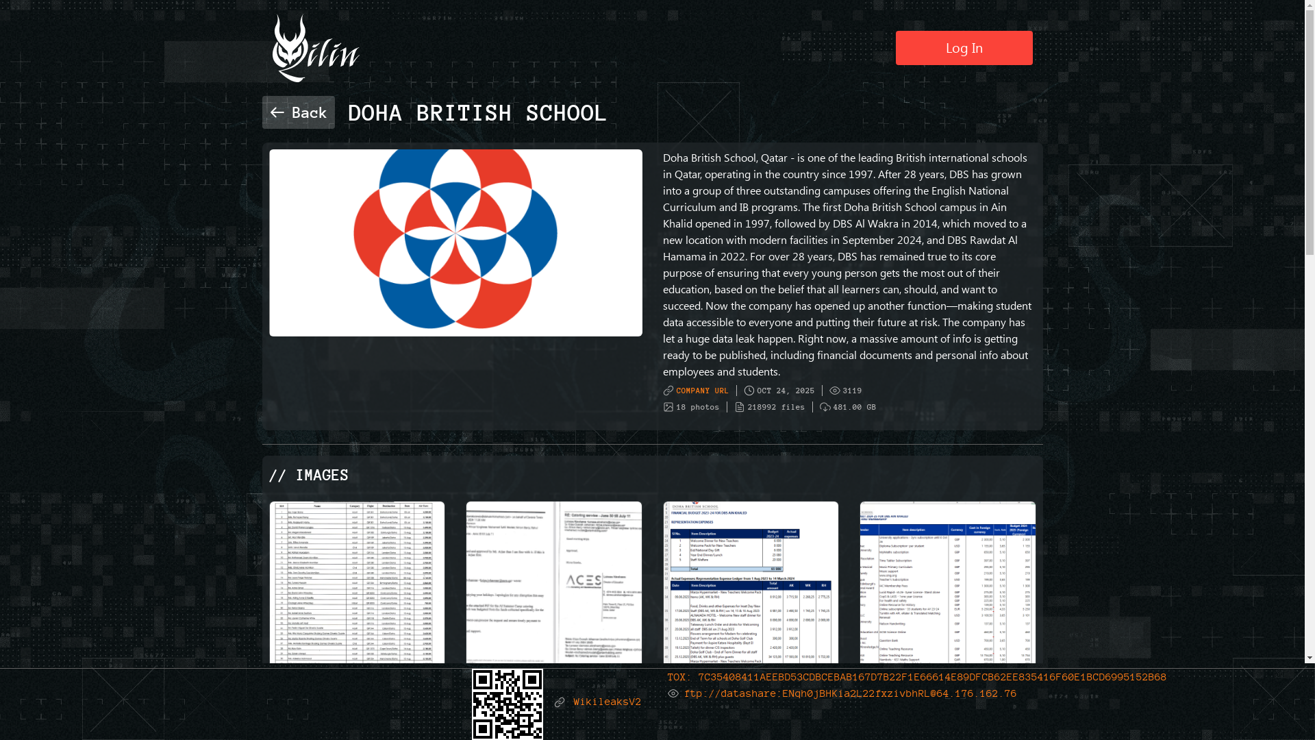 Screenshot del ataque