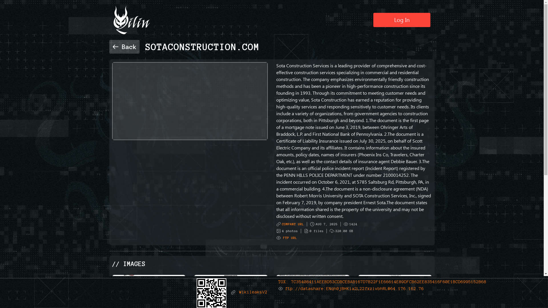 Screenshot del ataque