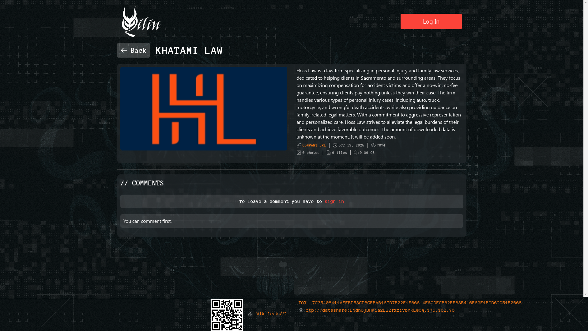 Screenshot del ataque