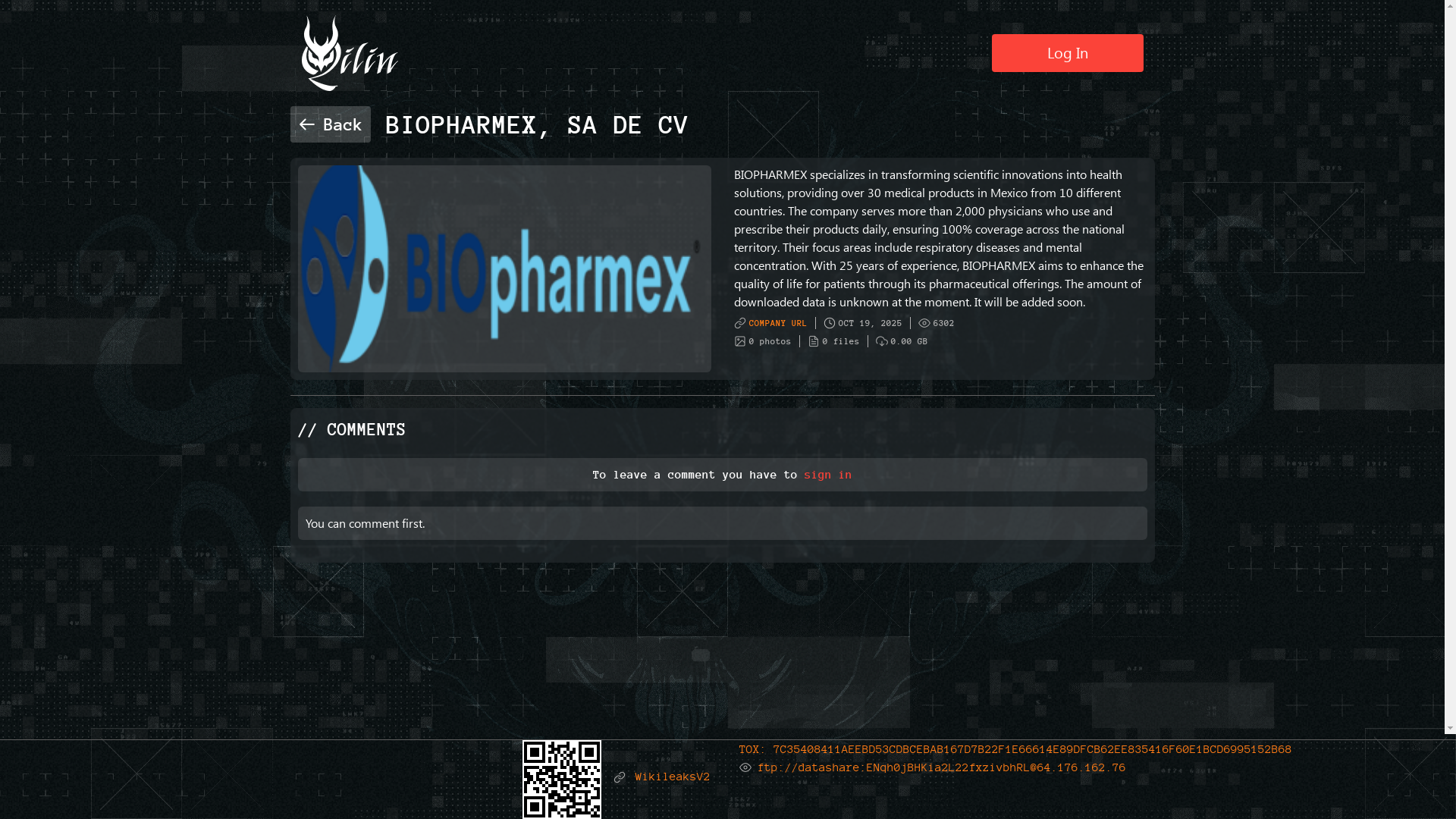 Screenshot del ataque