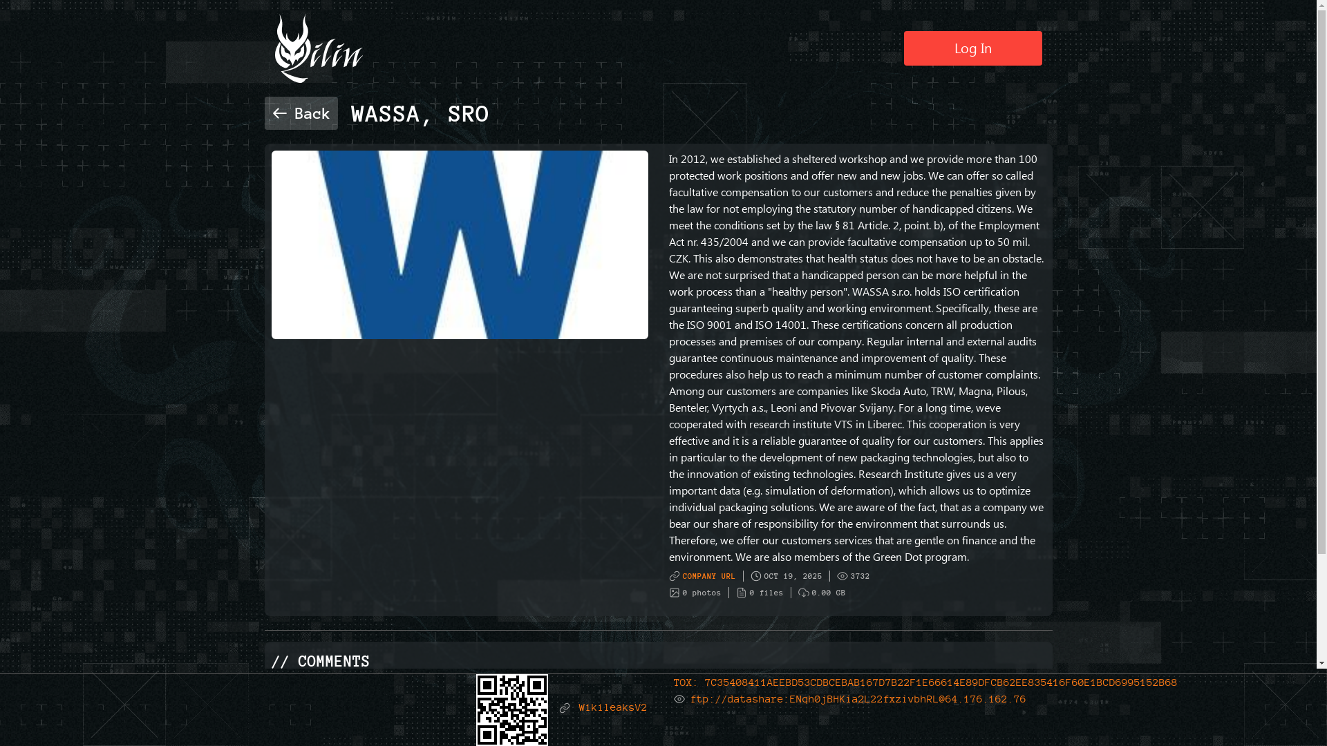 Screenshot del ataque