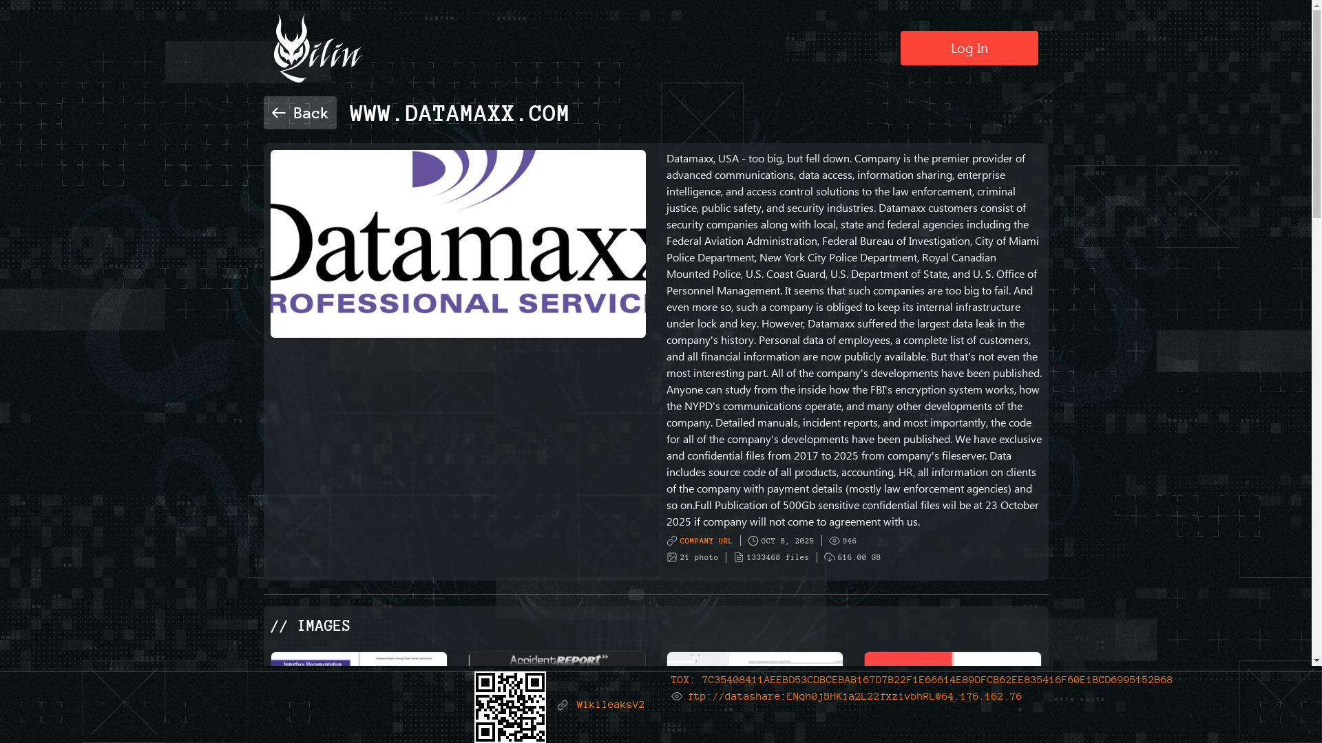 Screenshot del ataque