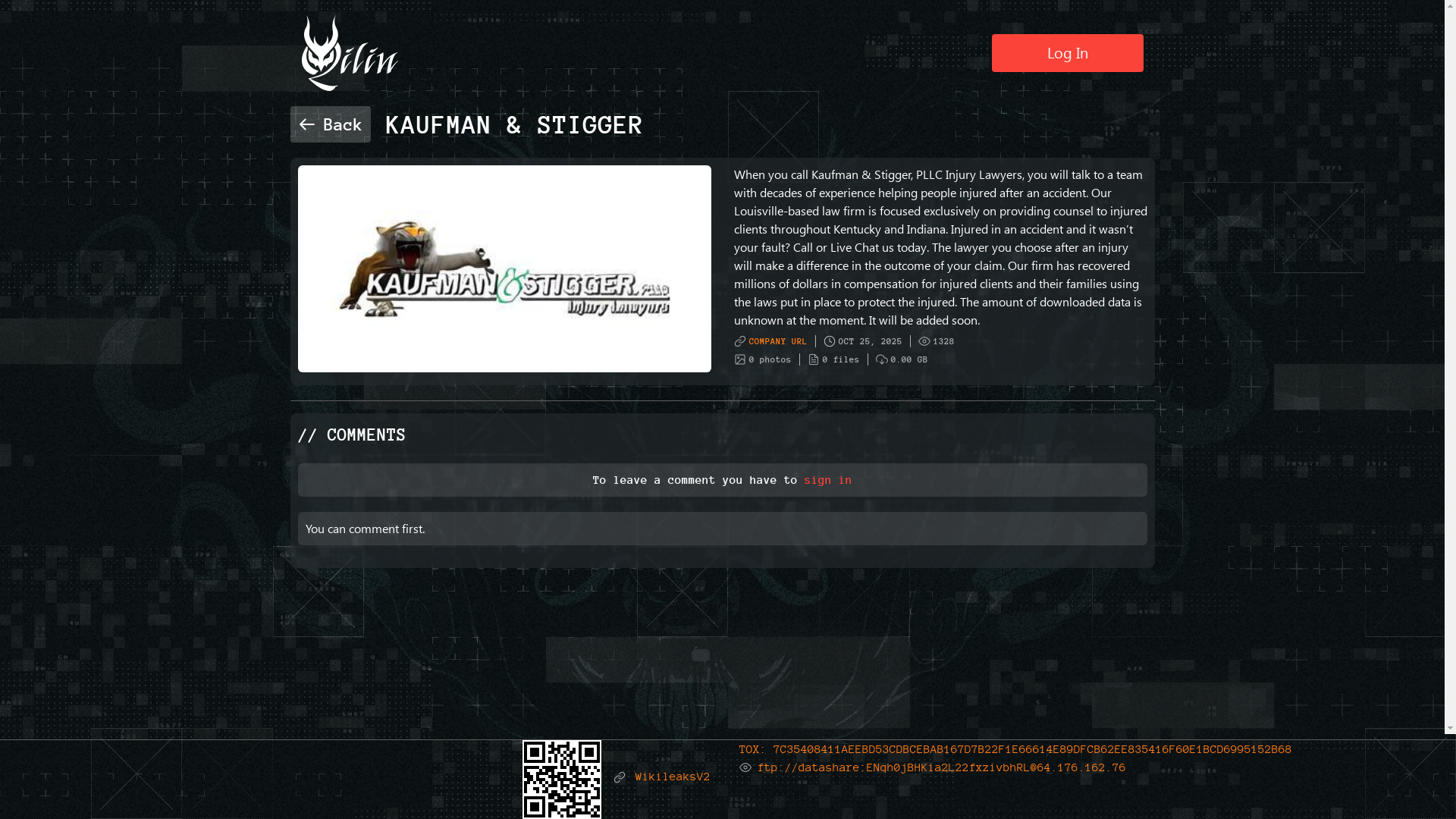 Screenshot del ataque