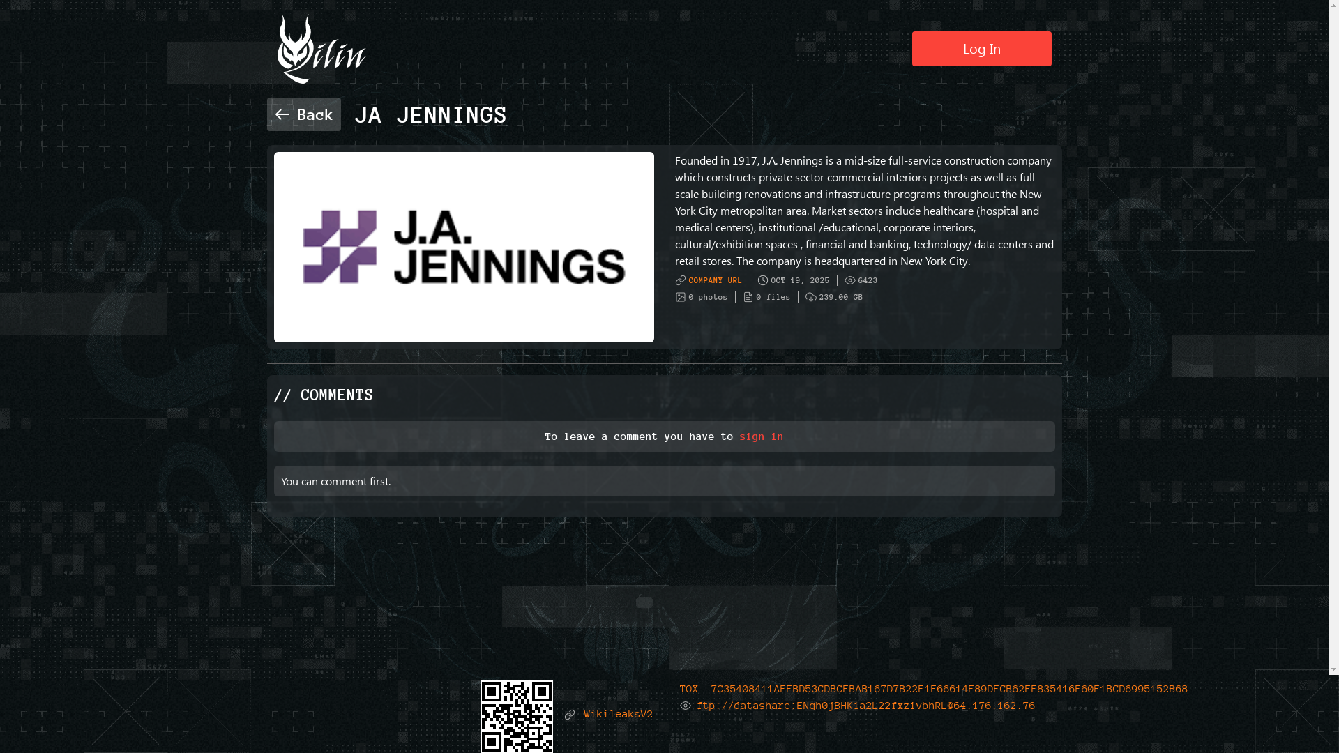 Screenshot del ataque