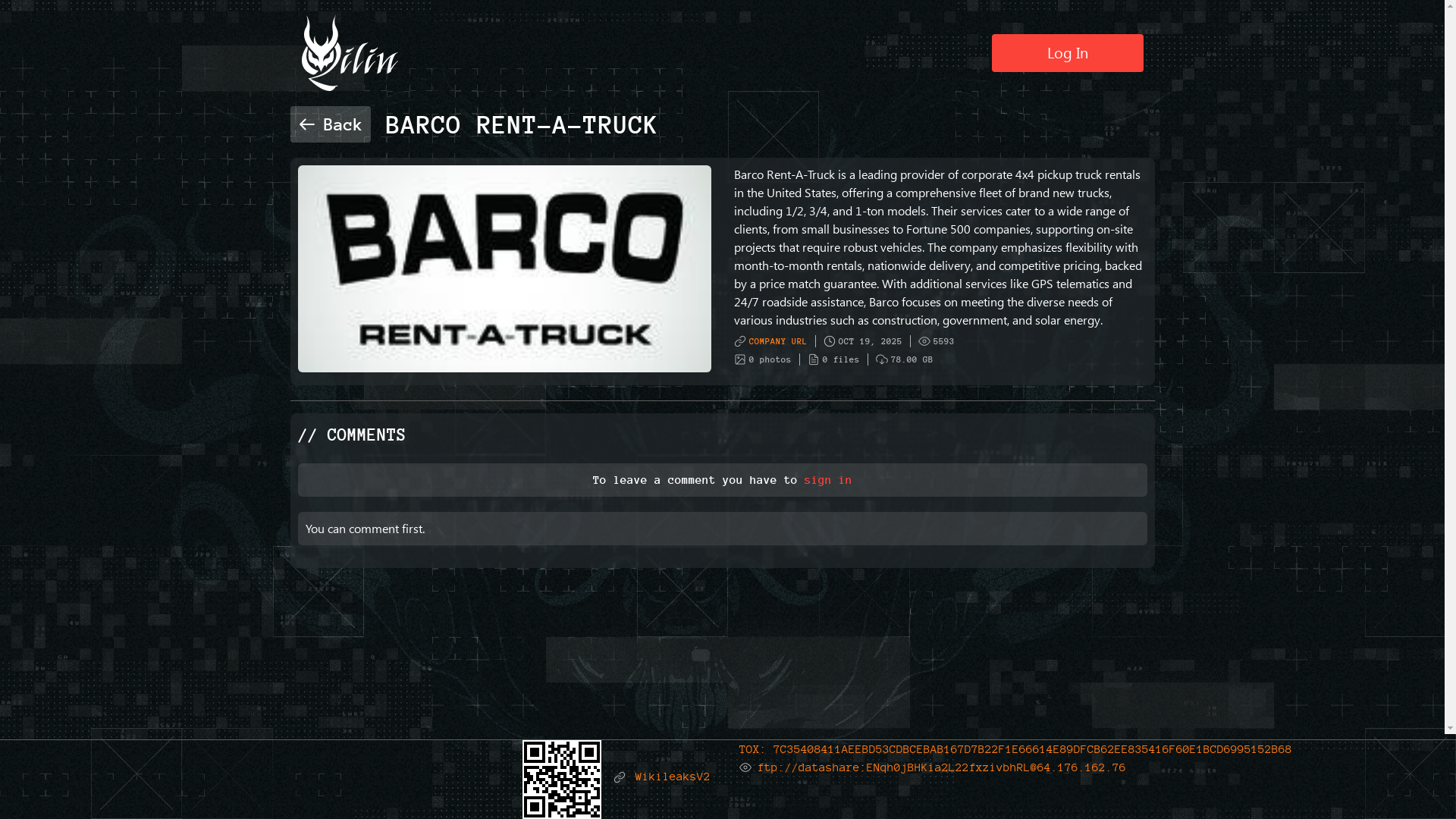 Screenshot del ataque