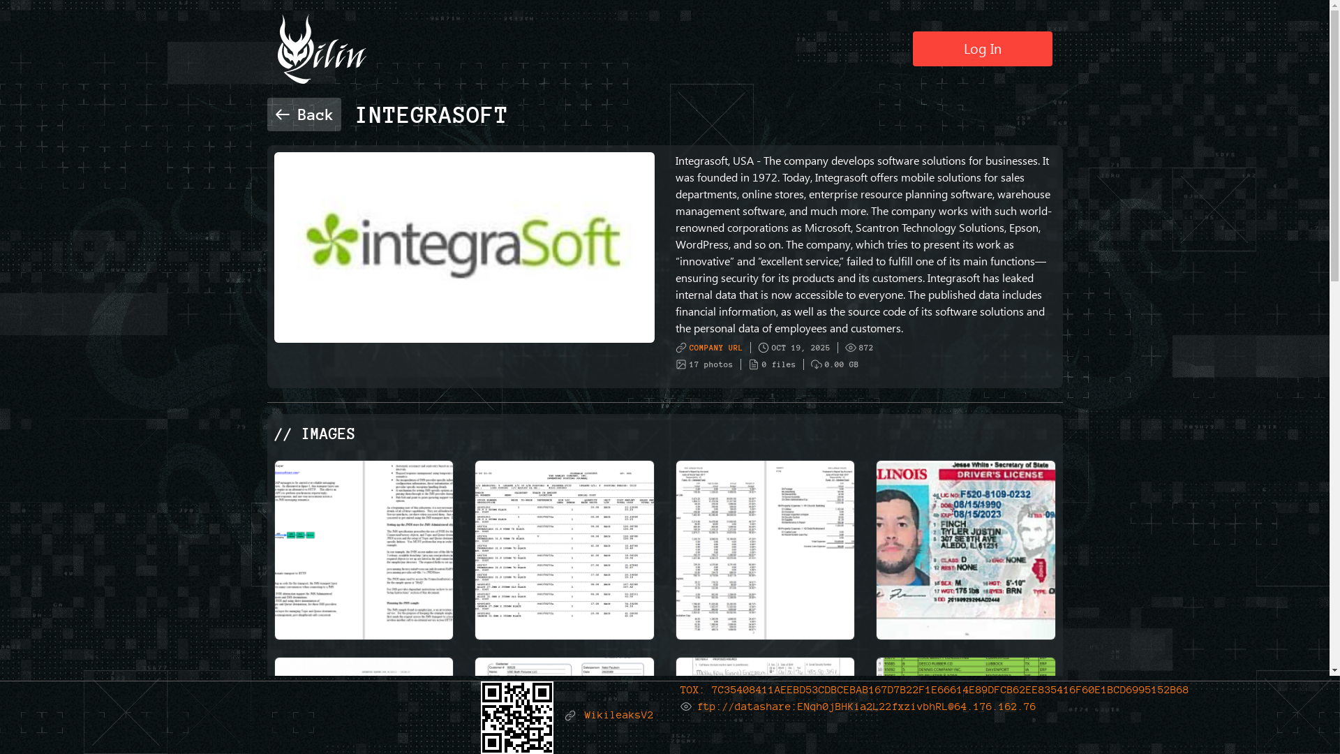 Screenshot del ataque