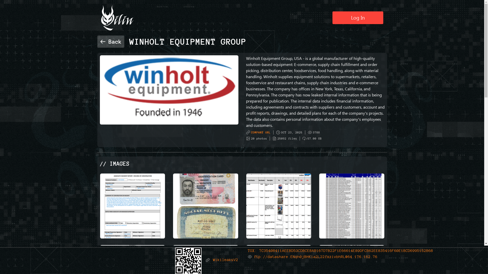 Screenshot del ataque