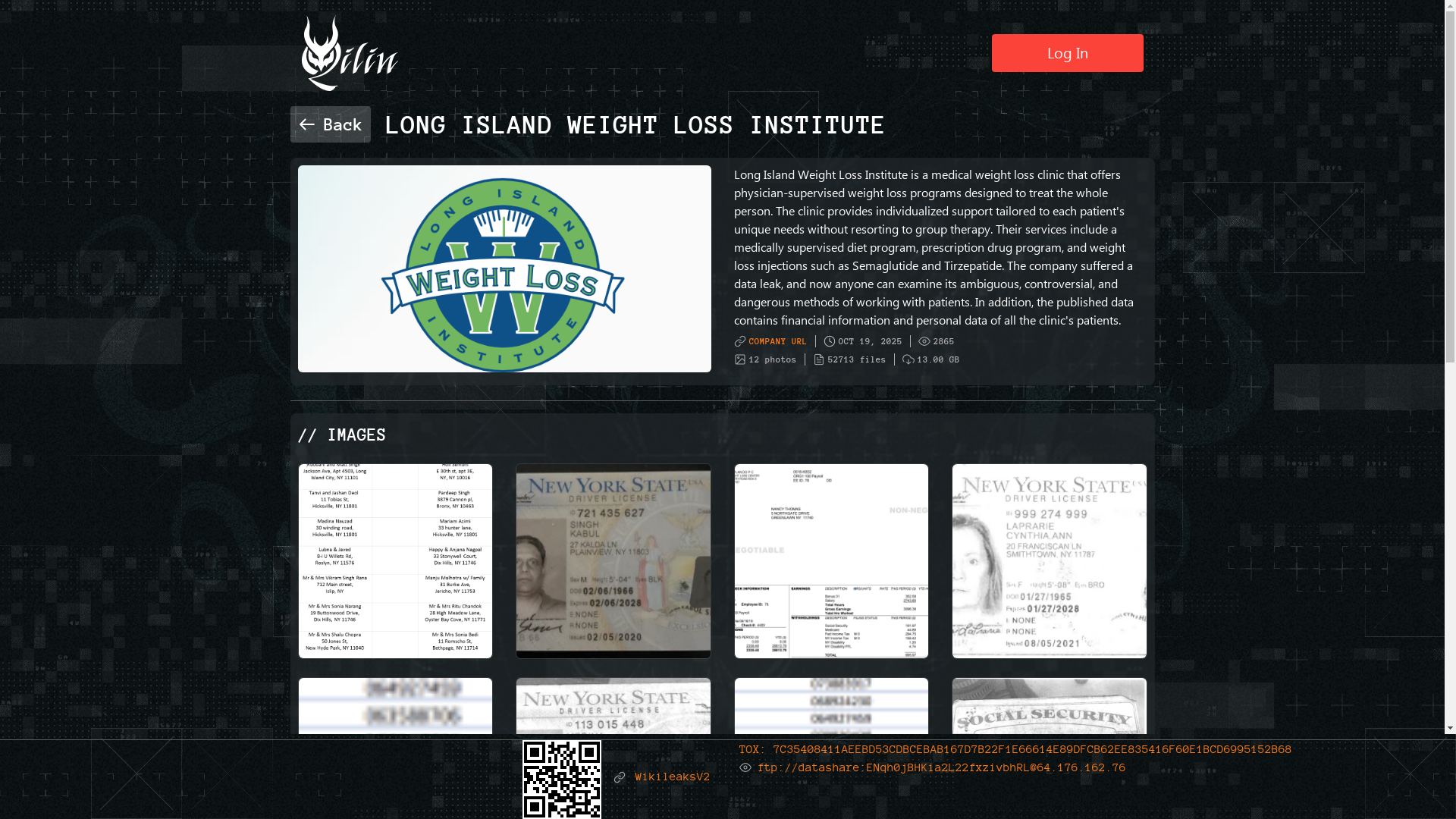 Screenshot del ataque