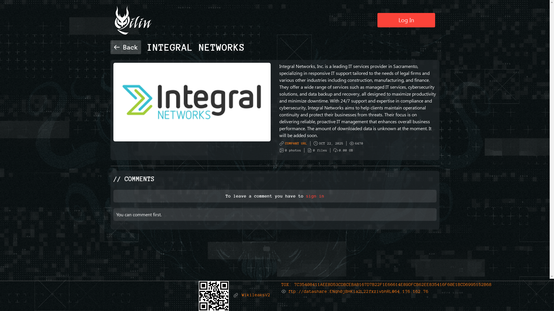 Screenshot del ataque