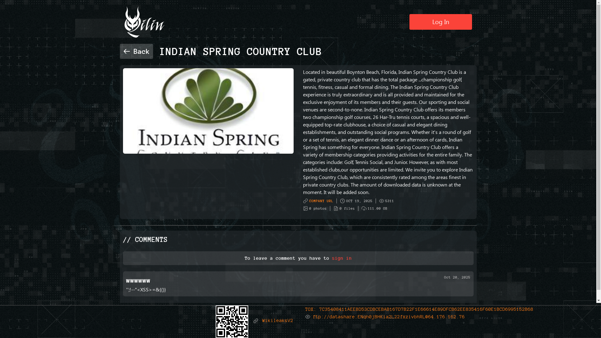 Screenshot del ataque