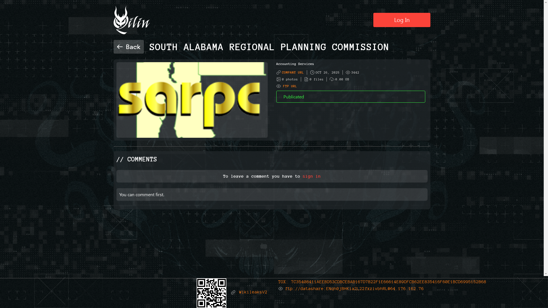 Screenshot del ataque