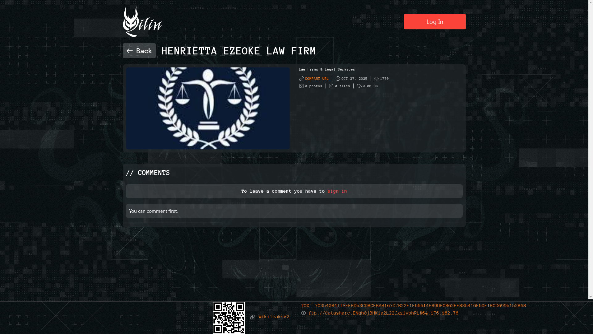 Screenshot del ataque