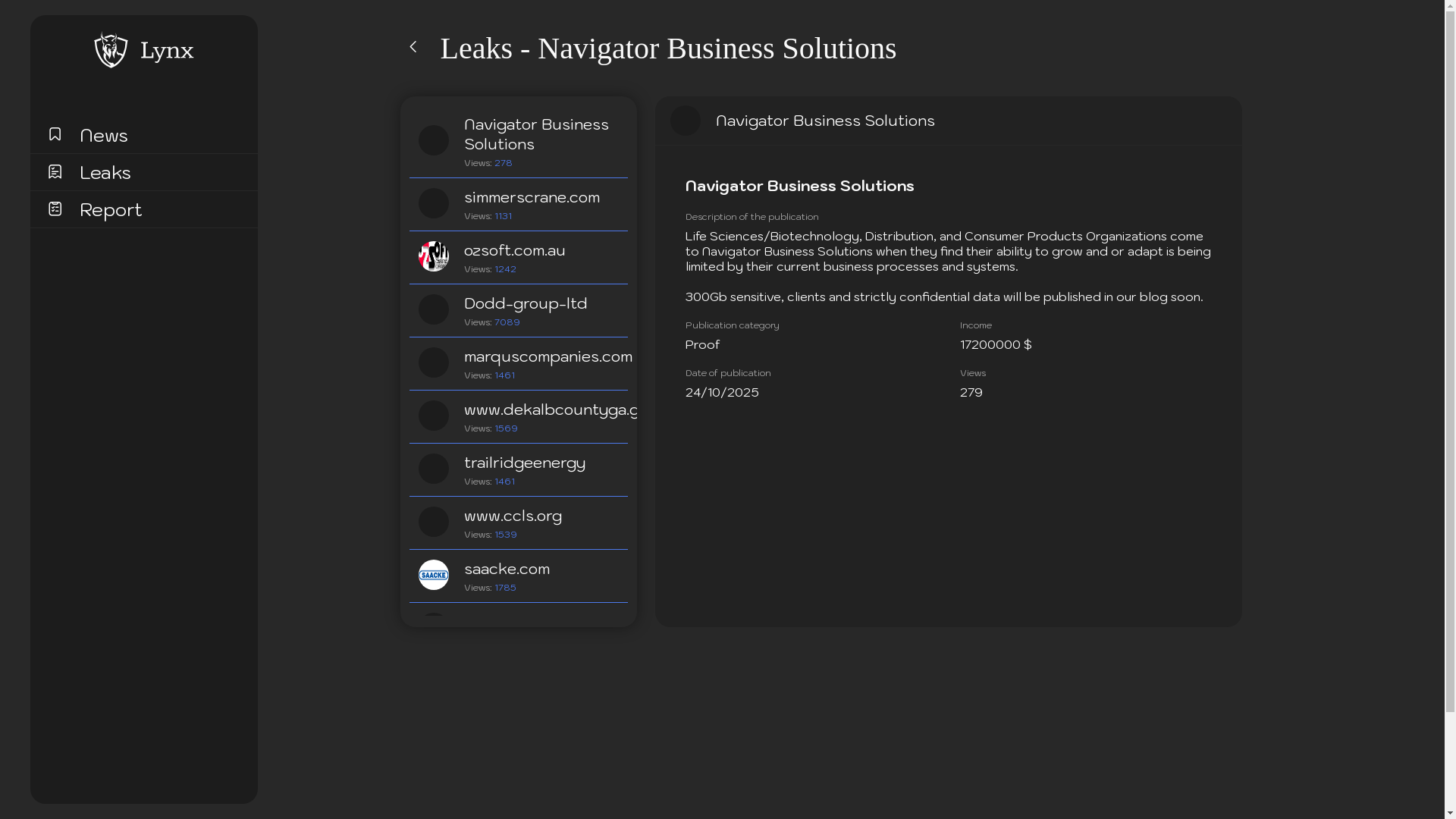 Screenshot del ataque