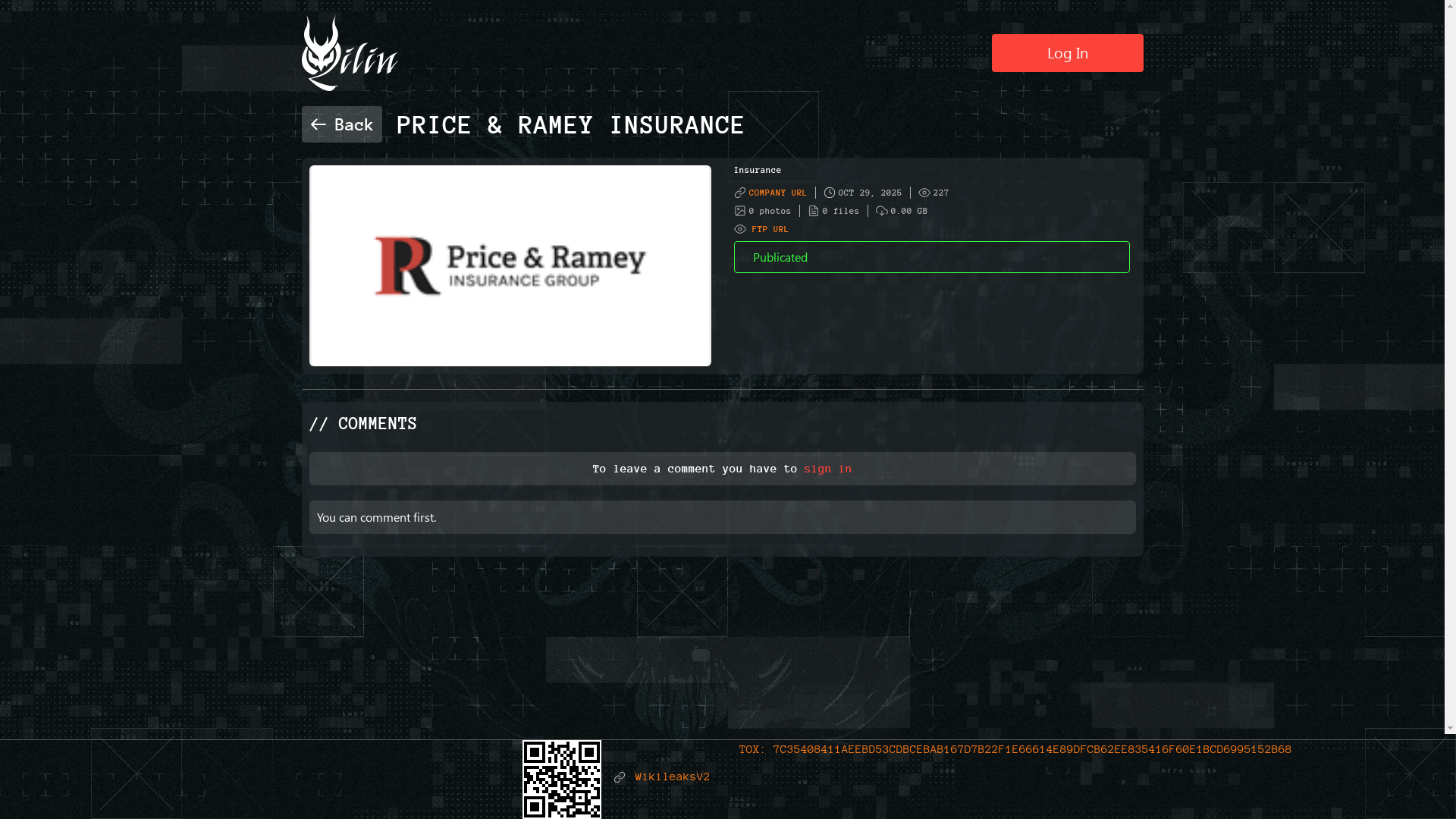 Screenshot del ataque