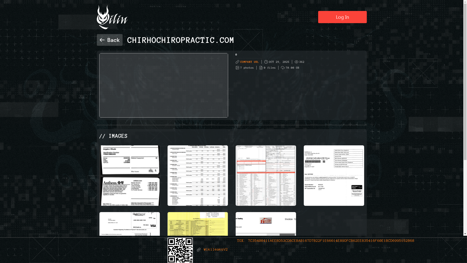 Screenshot del ataque