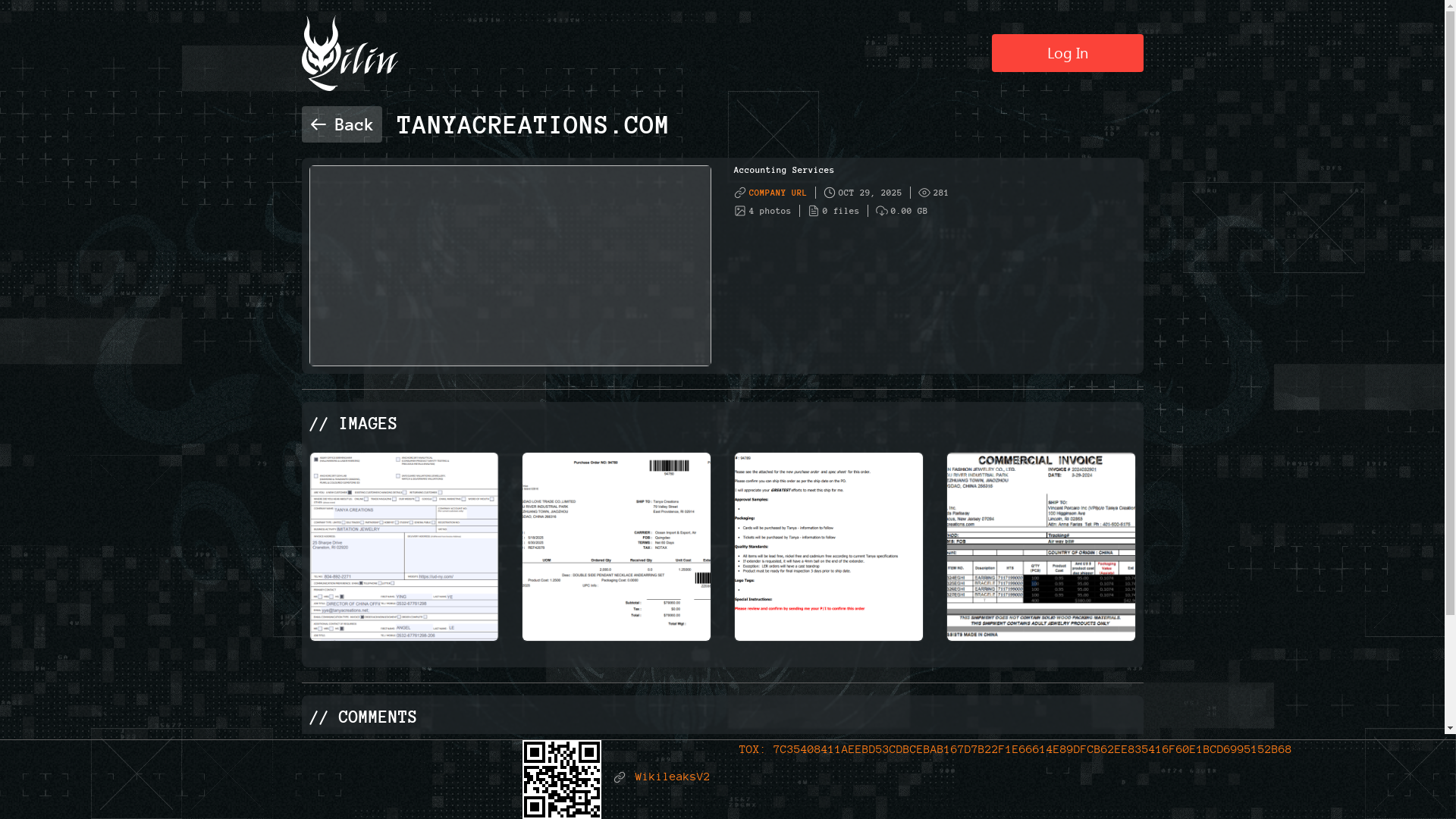 Screenshot del ataque