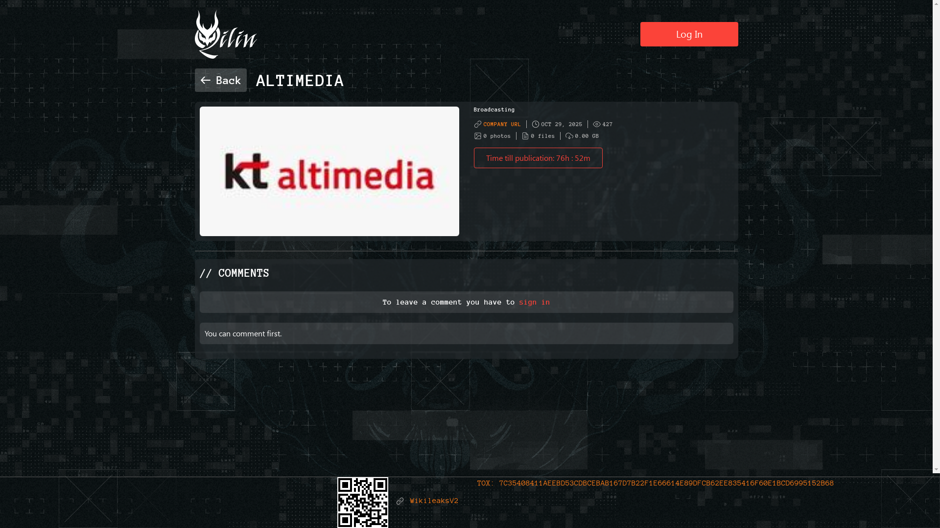 Screenshot del ataque