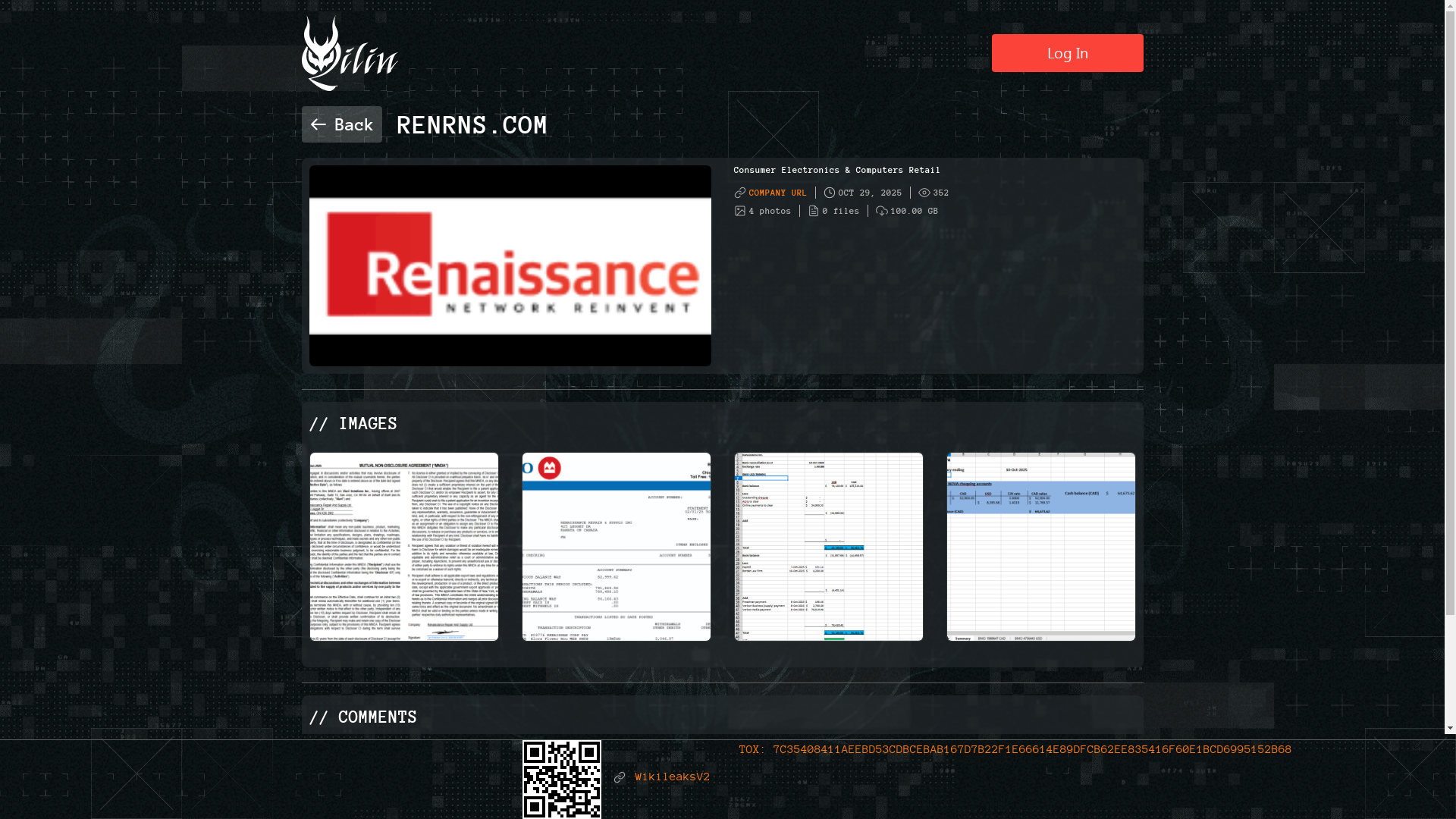 Screenshot del ataque