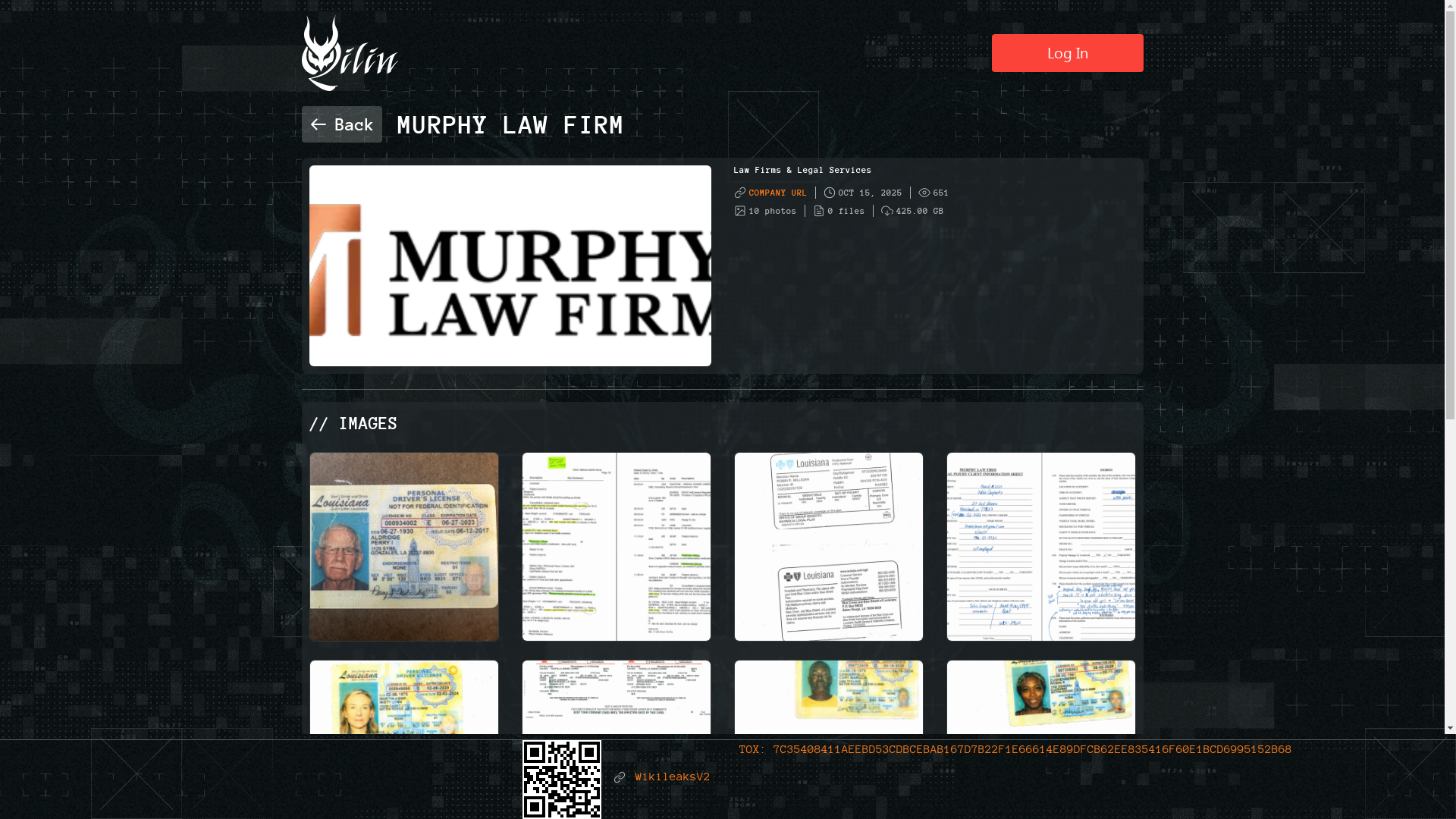 Screenshot del ataque