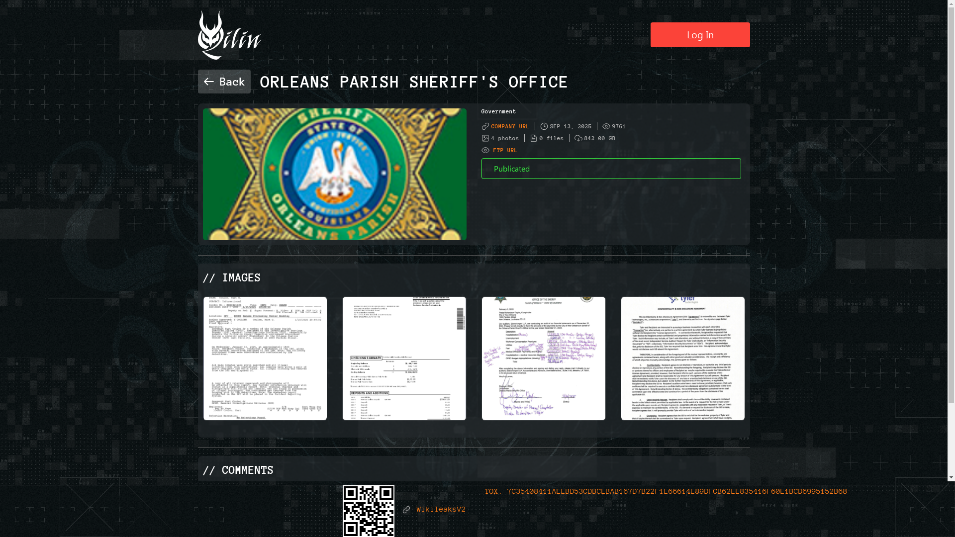 Screenshot del ataque