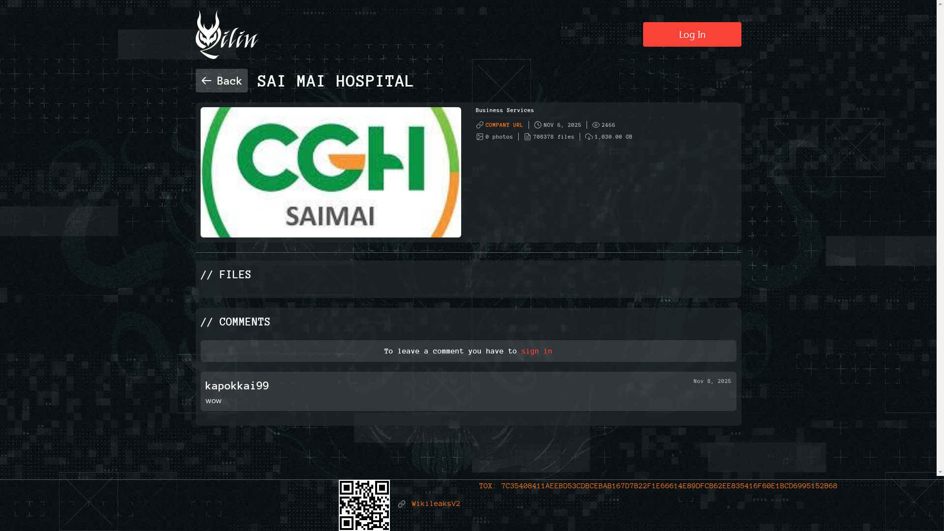 Screenshot del ataque