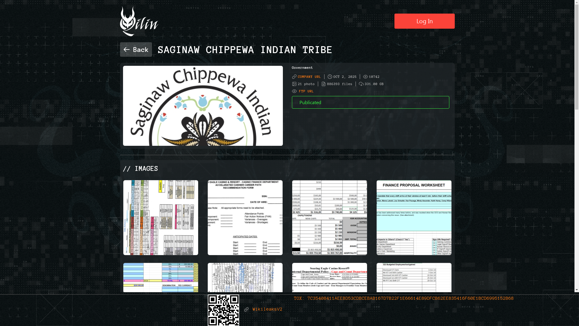 Screenshot del ataque