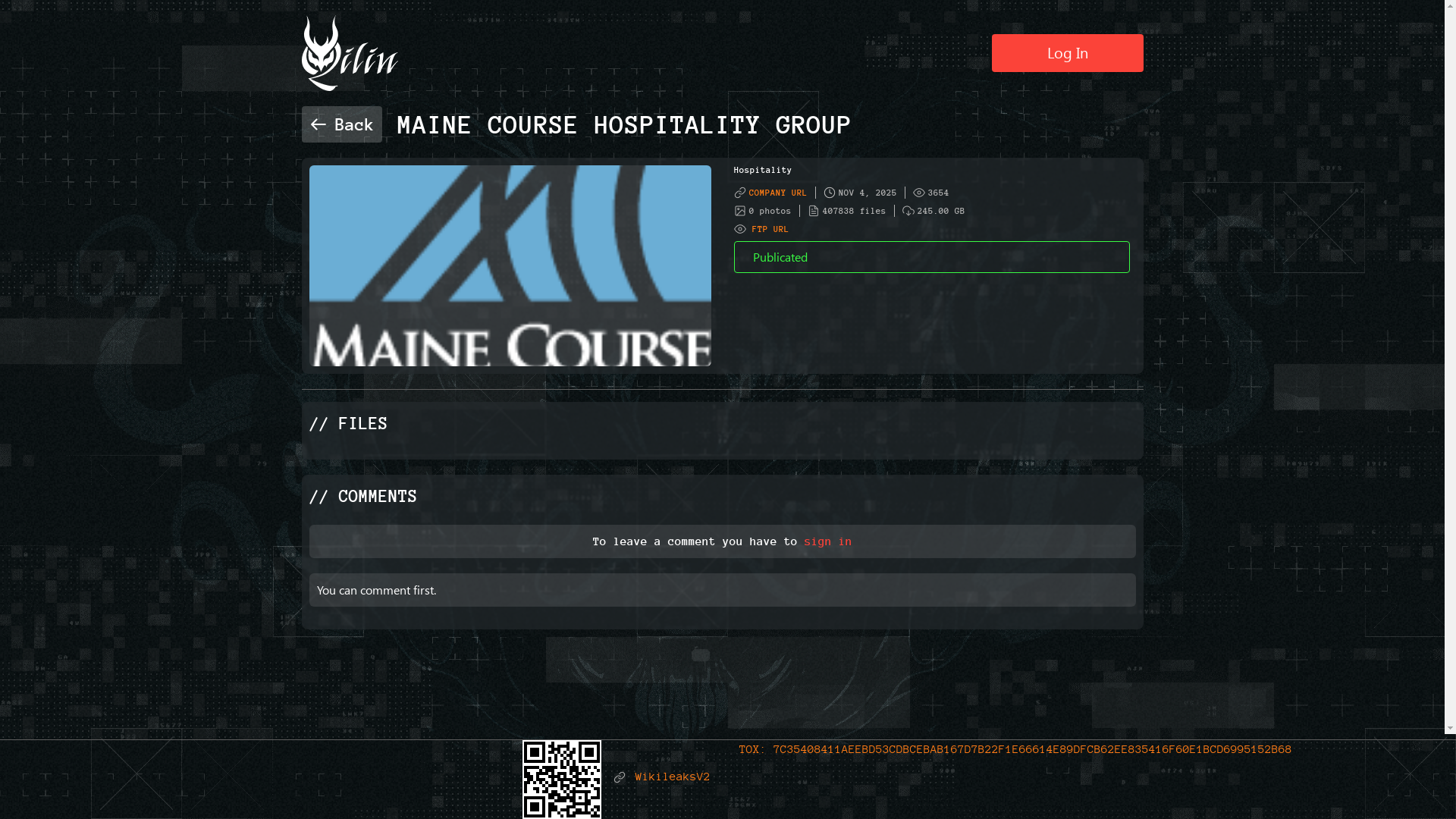 Screenshot del ataque