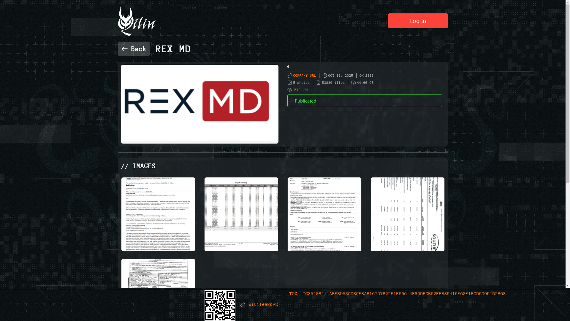 Screenshot del ataque