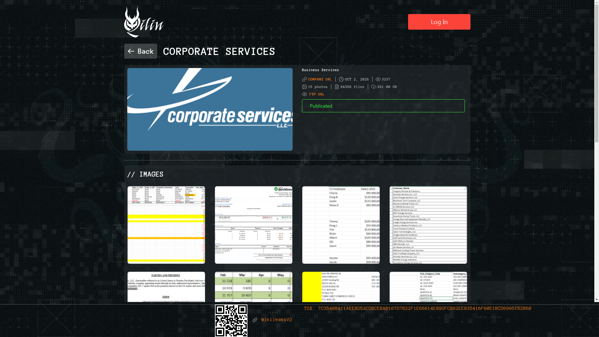 Screenshot del ataque