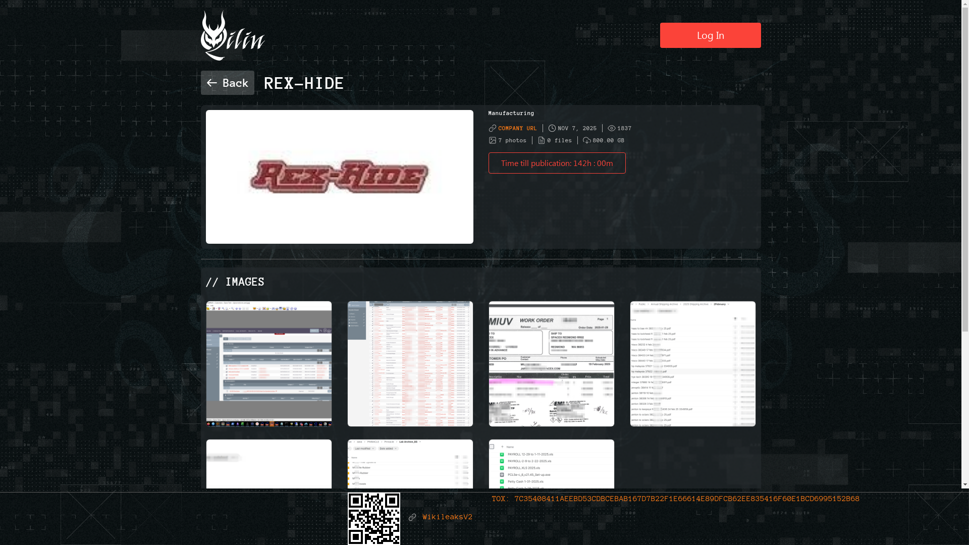 Screenshot del ataque