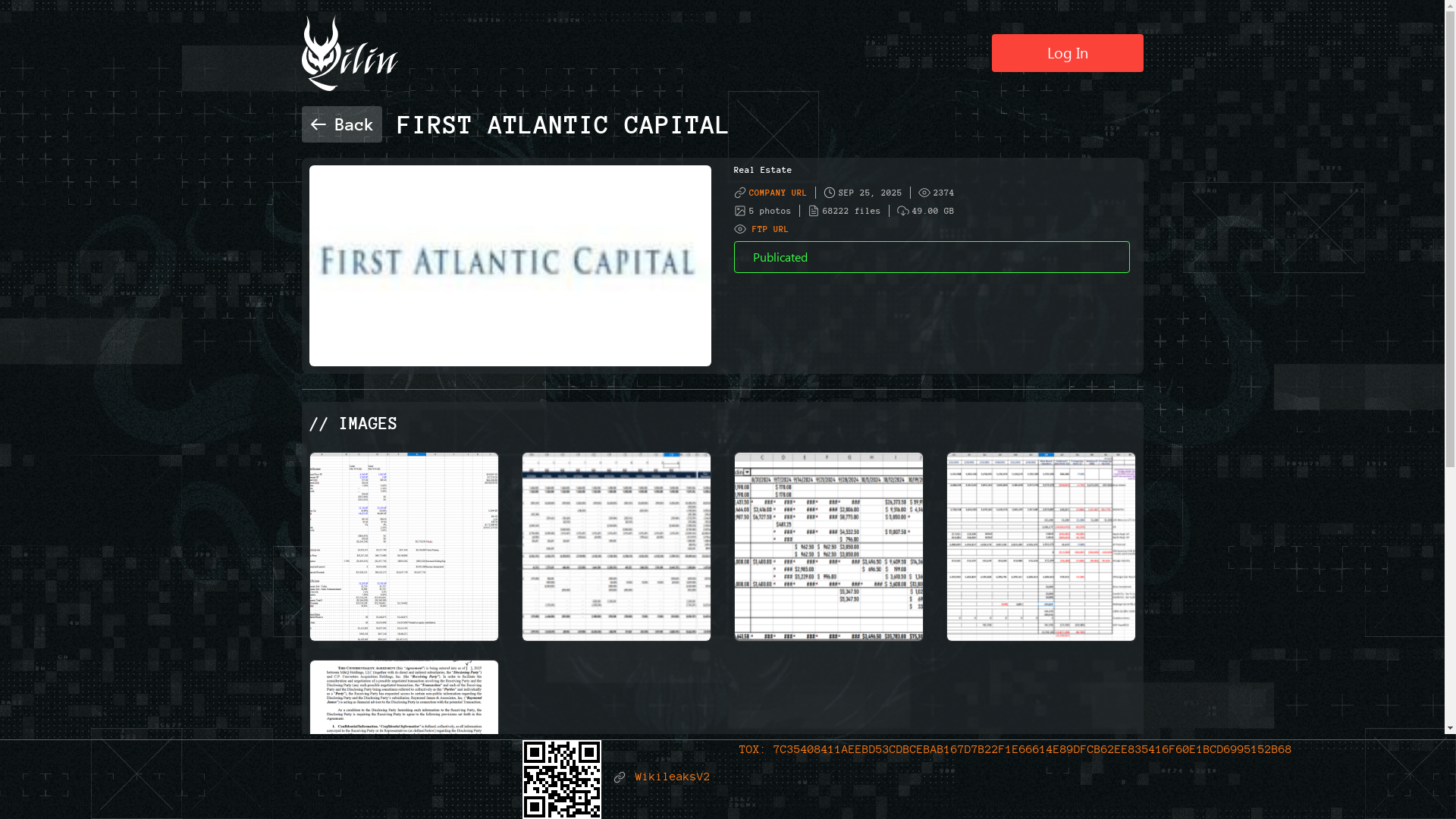 Screenshot del ataque