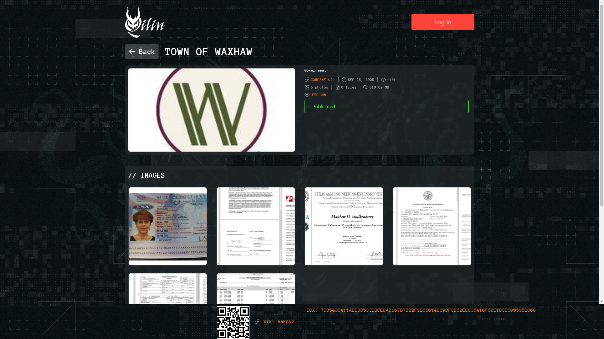 Screenshot del ataque