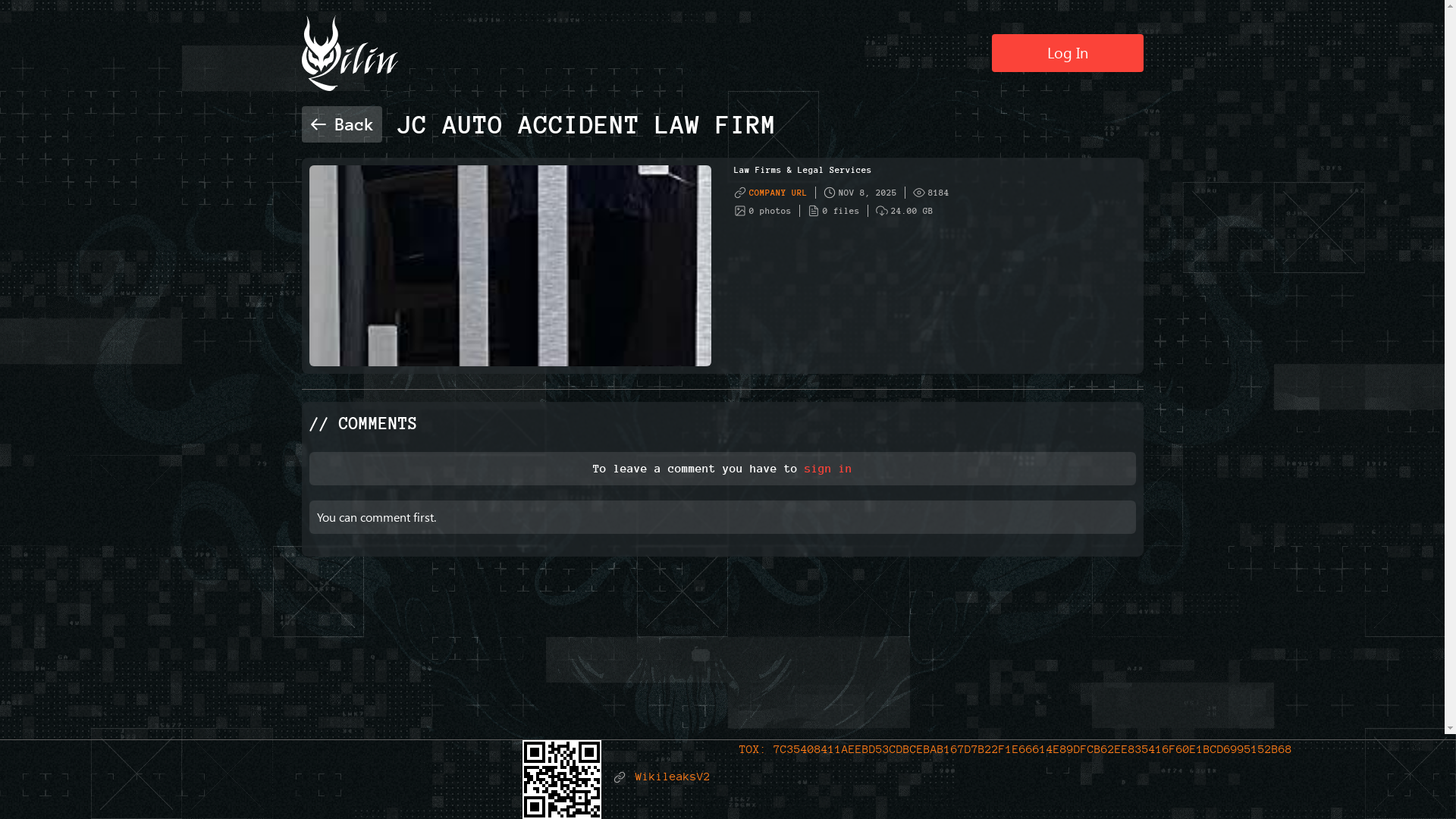 Screenshot del ataque