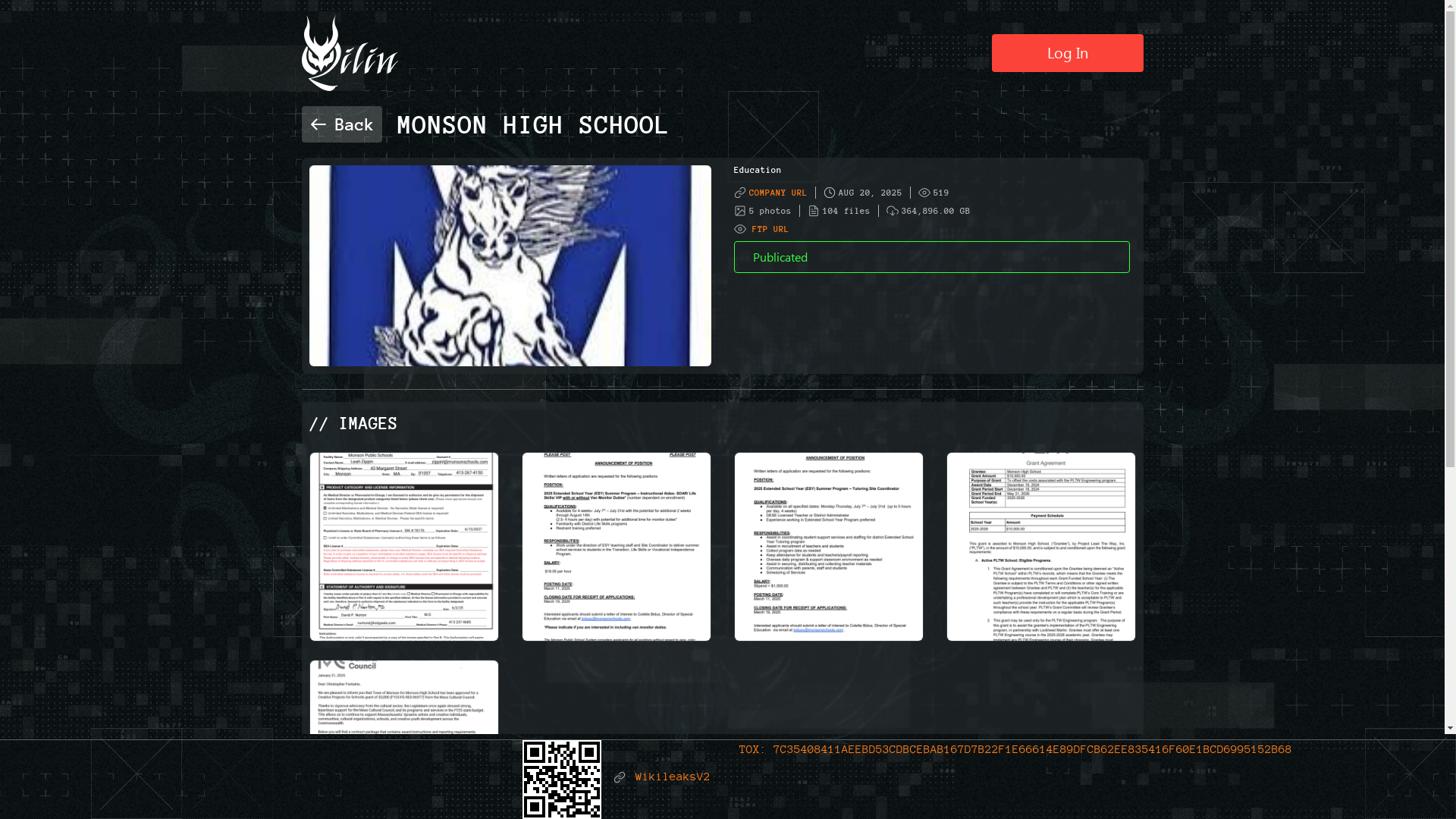 Screenshot del ataque