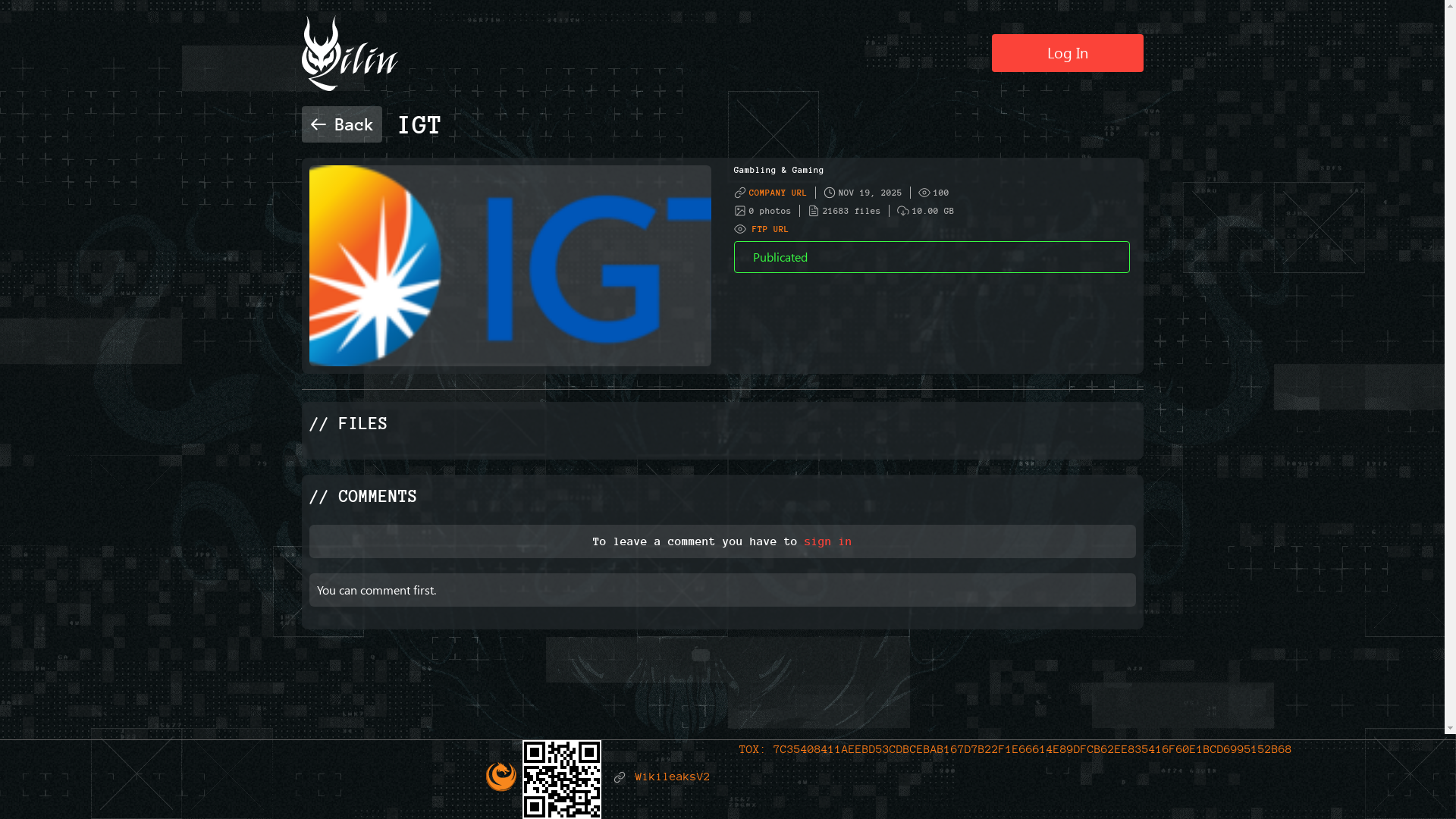 Screenshot del ataque