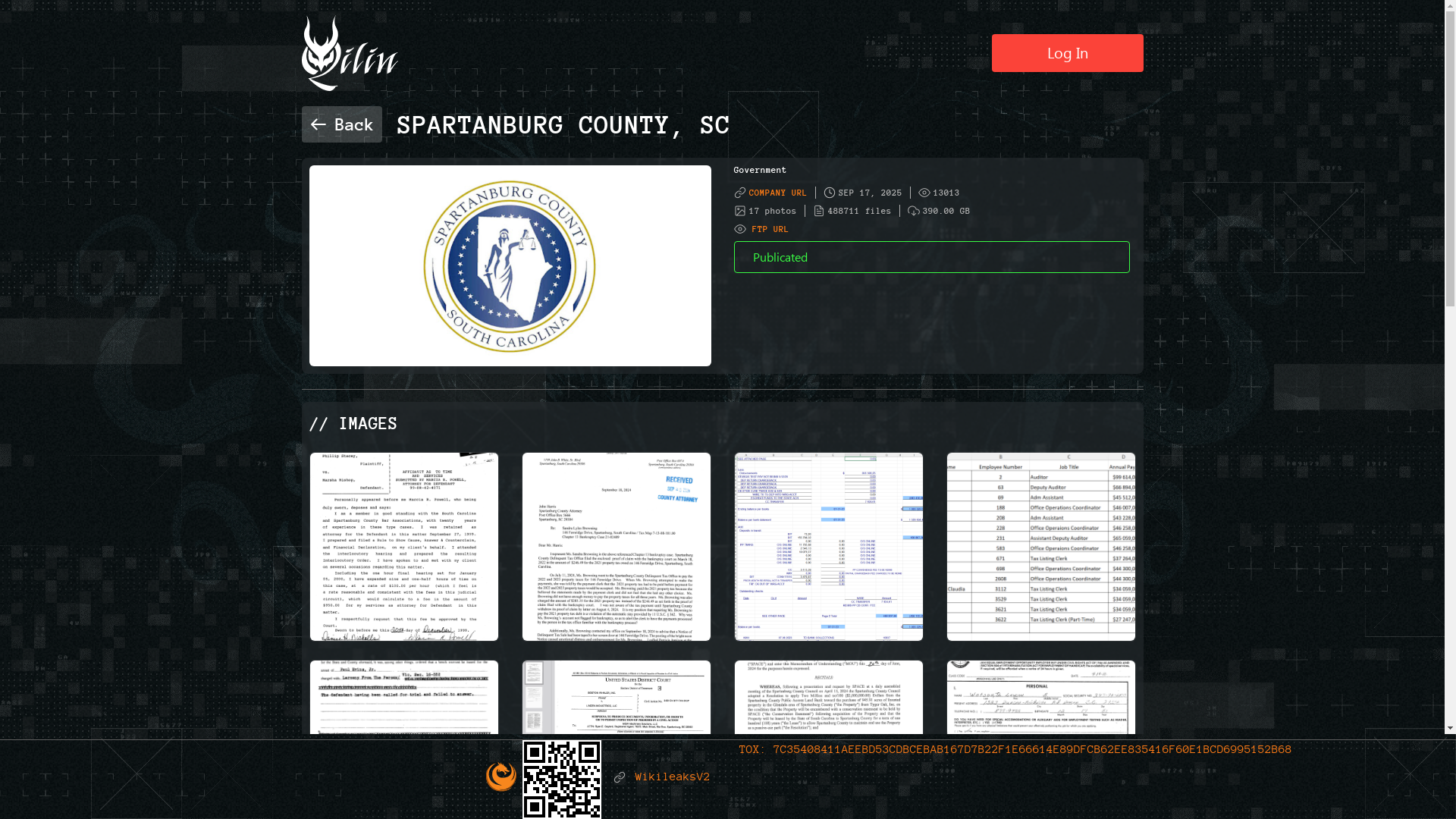 Screenshot del ataque