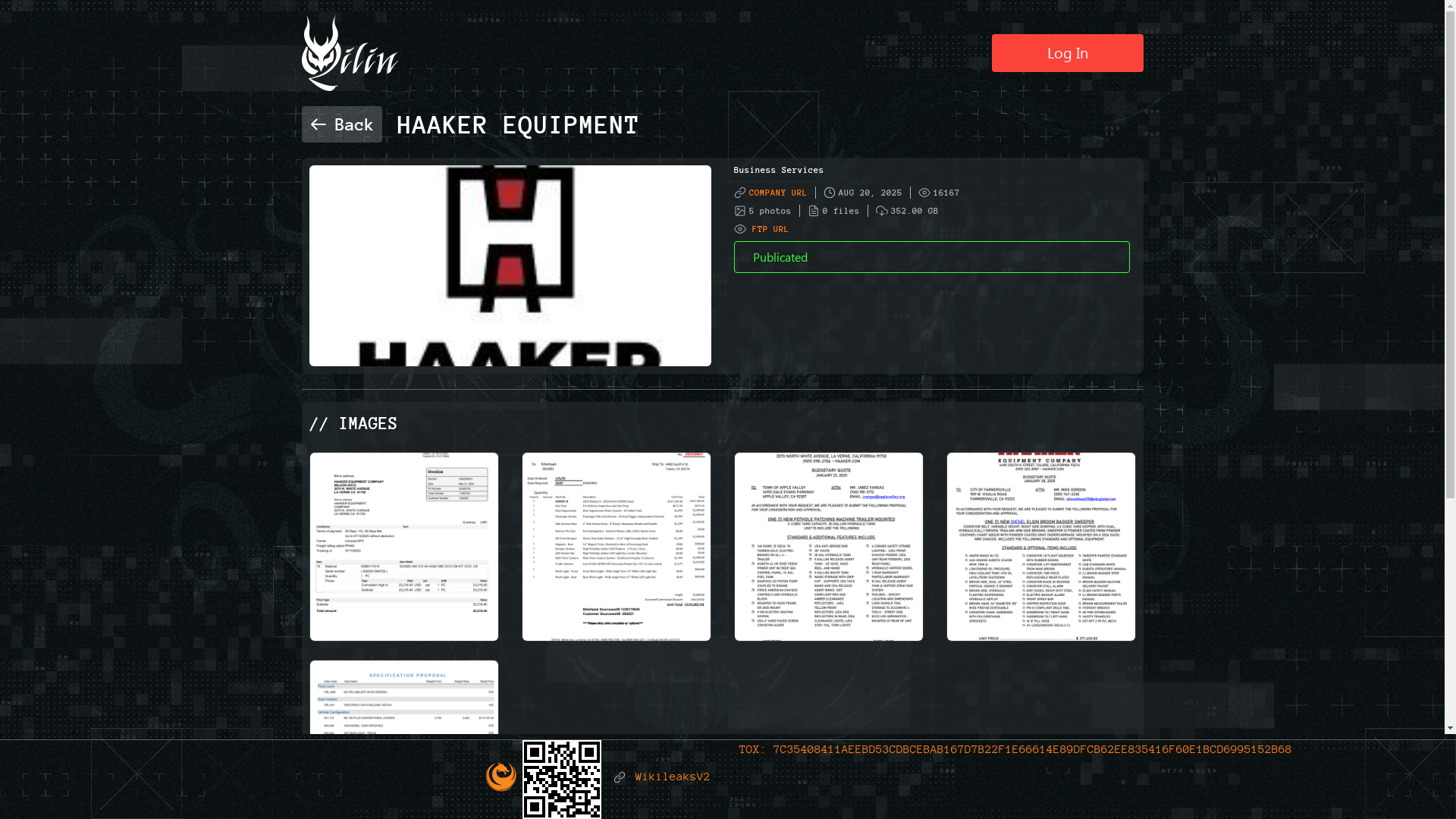 Screenshot del ataque