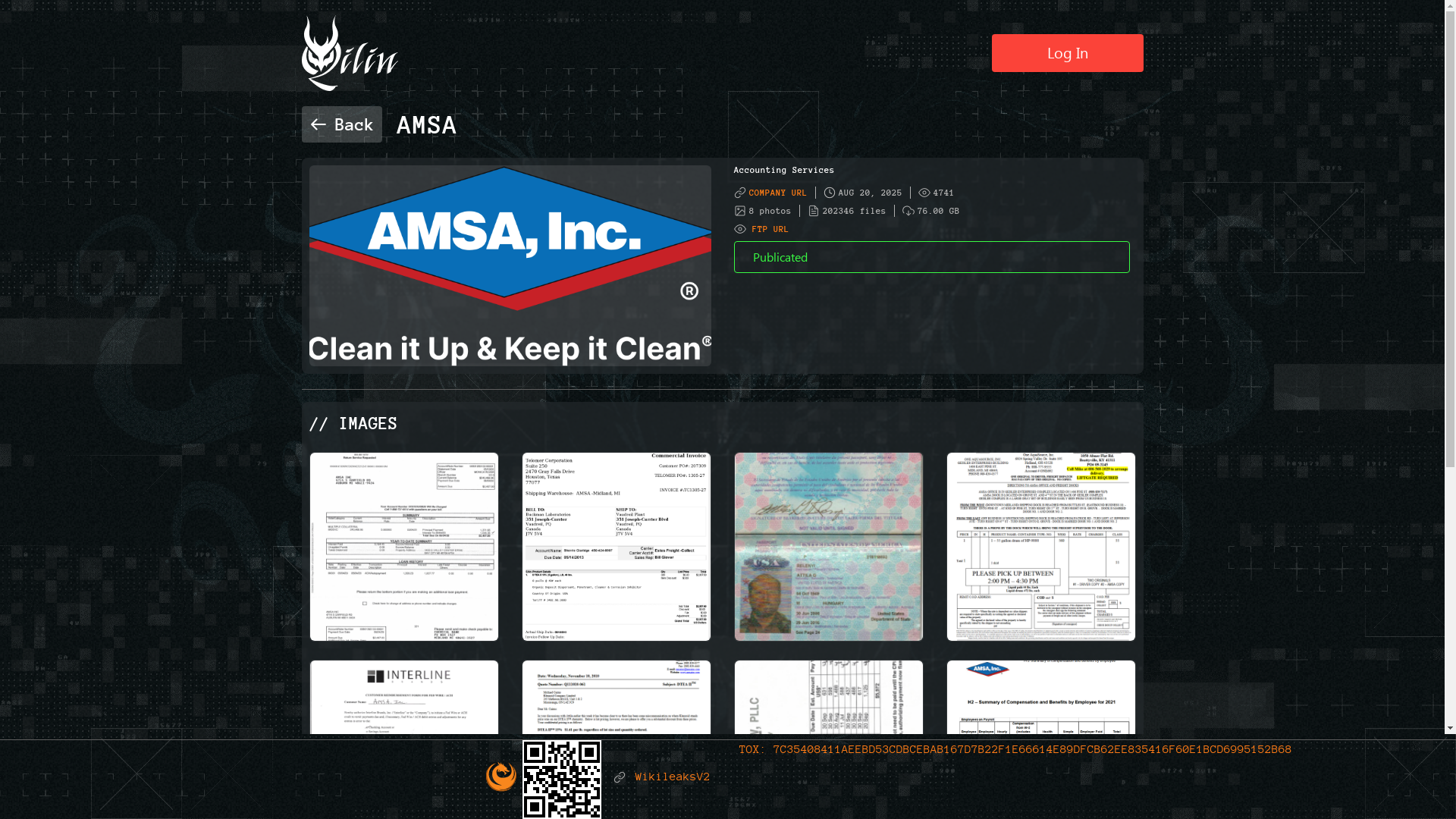 Screenshot del ataque