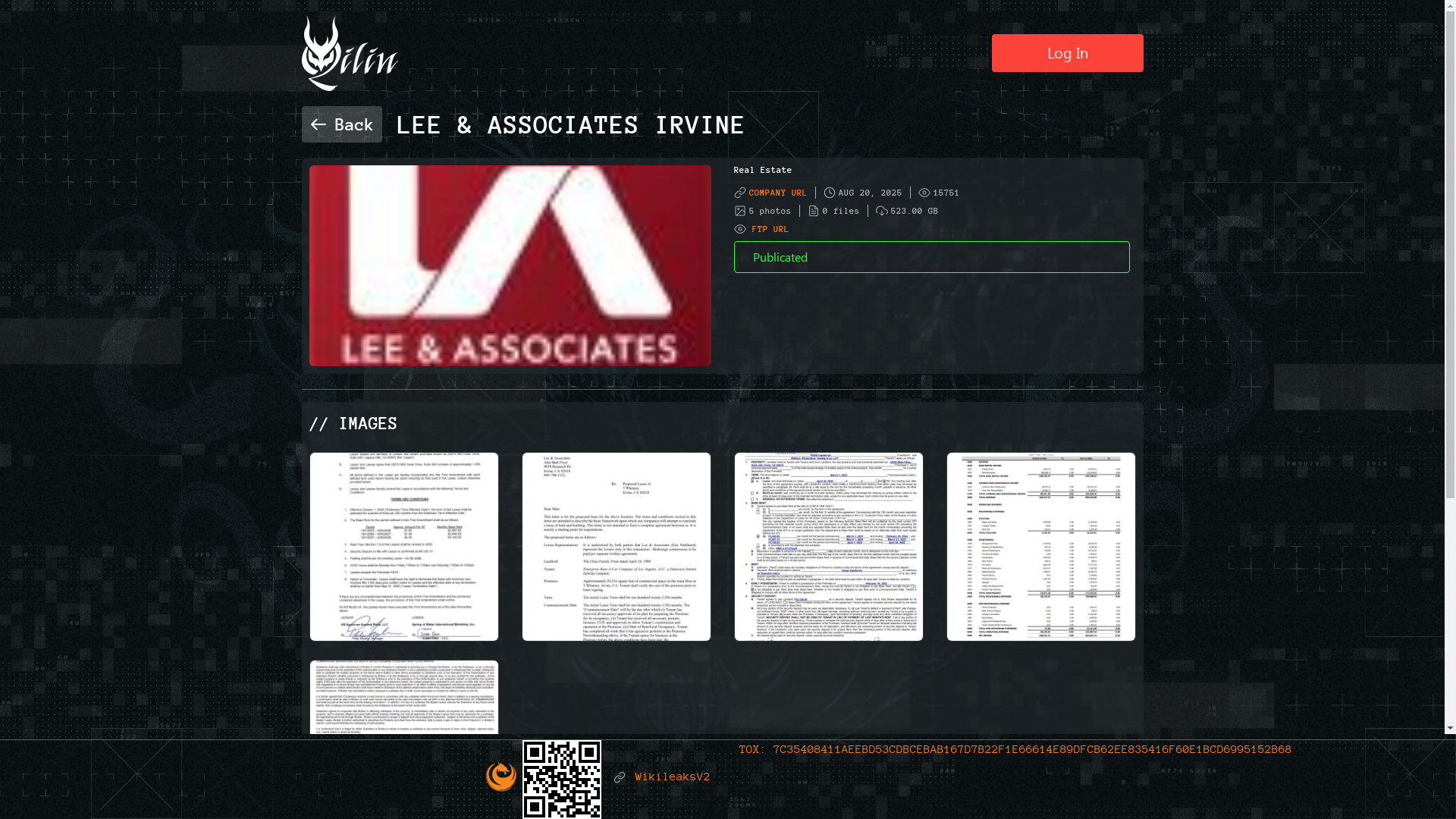 Screenshot del ataque