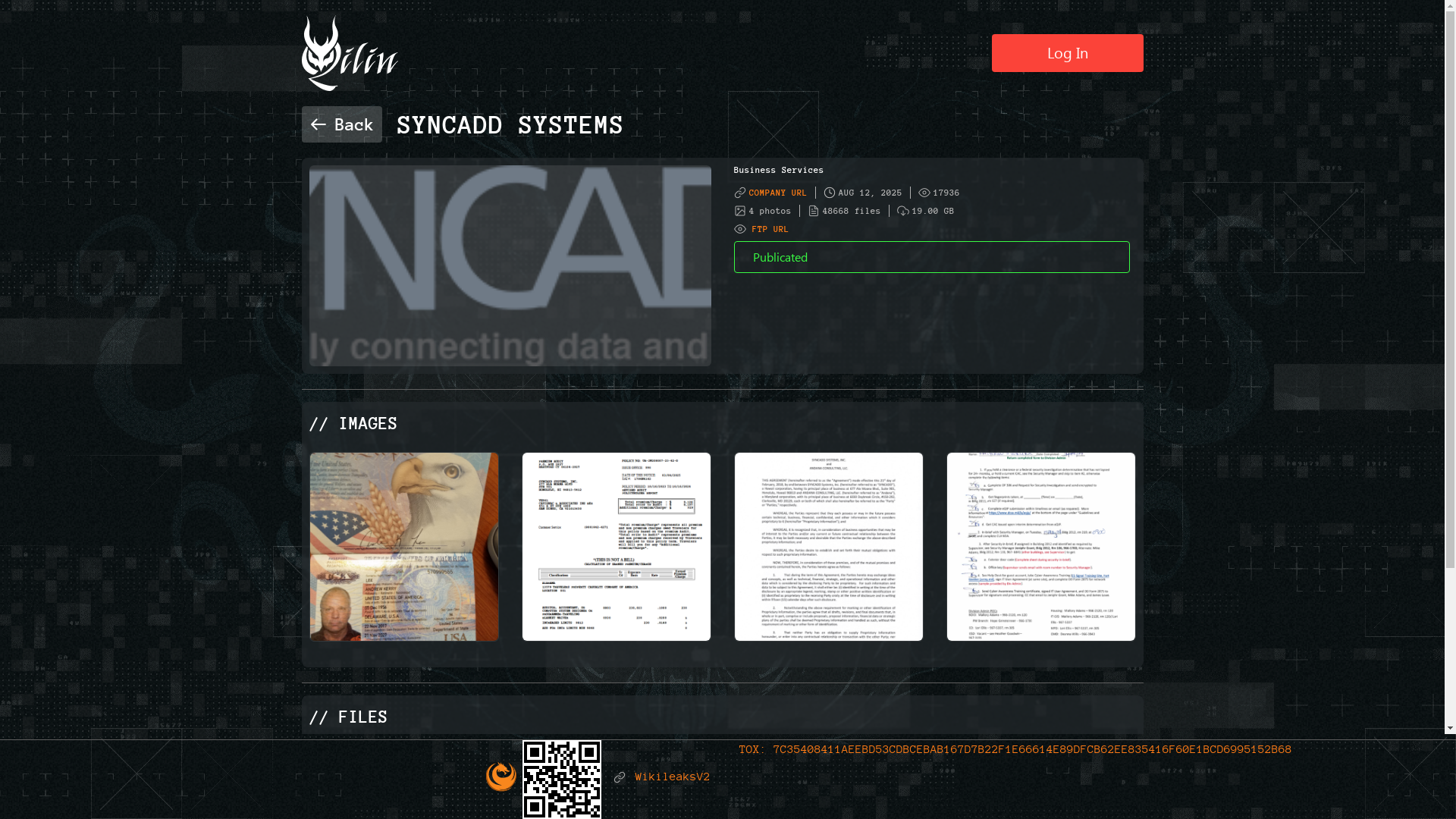 Screenshot del ataque