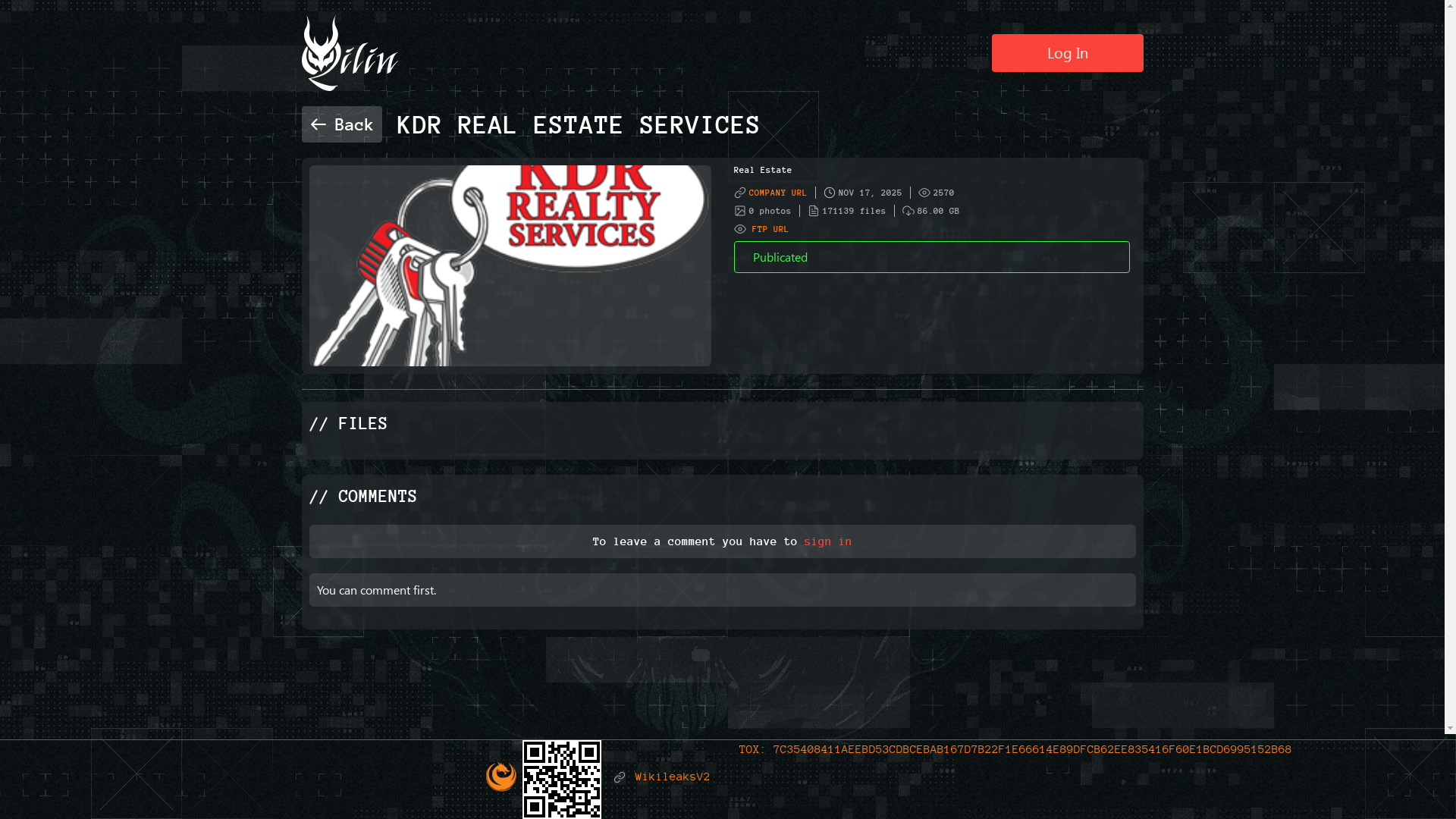 Screenshot del ataque