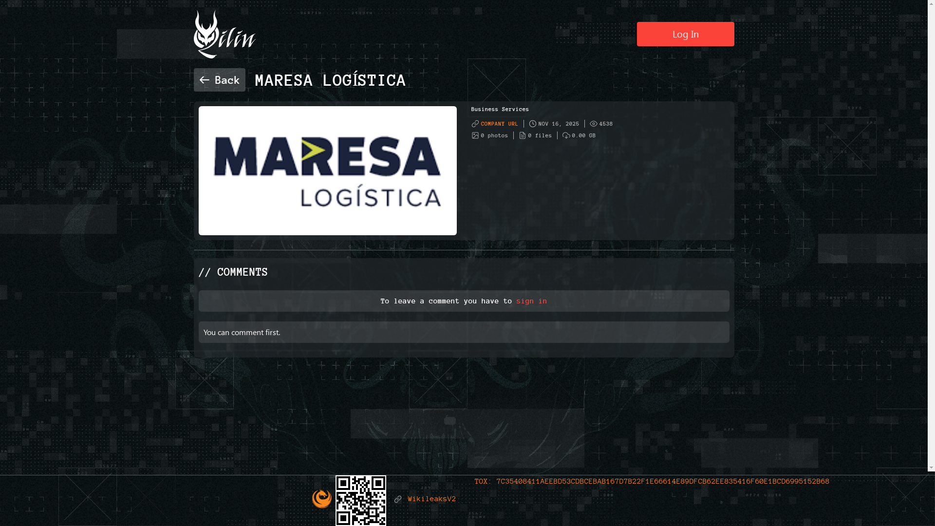 Screenshot del ataque