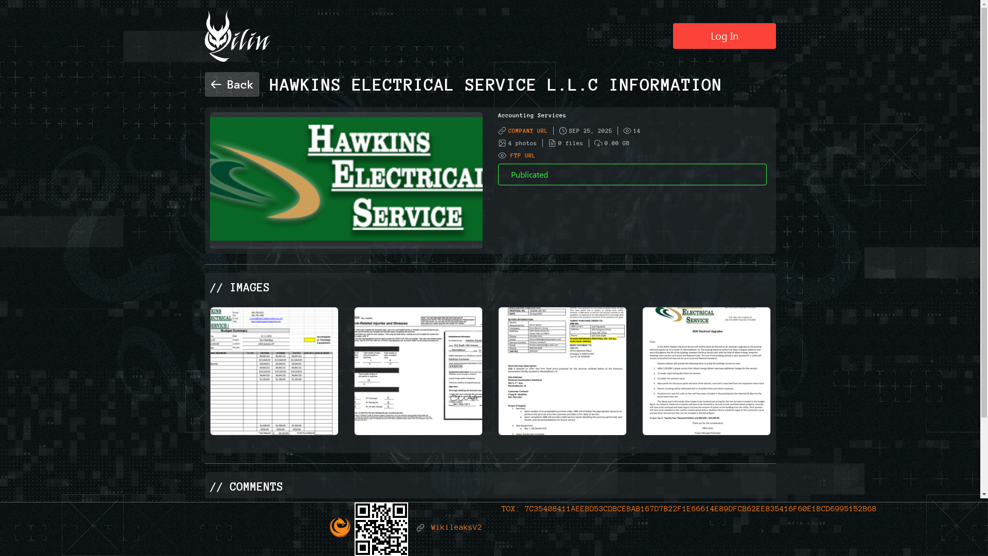 Screenshot del ataque